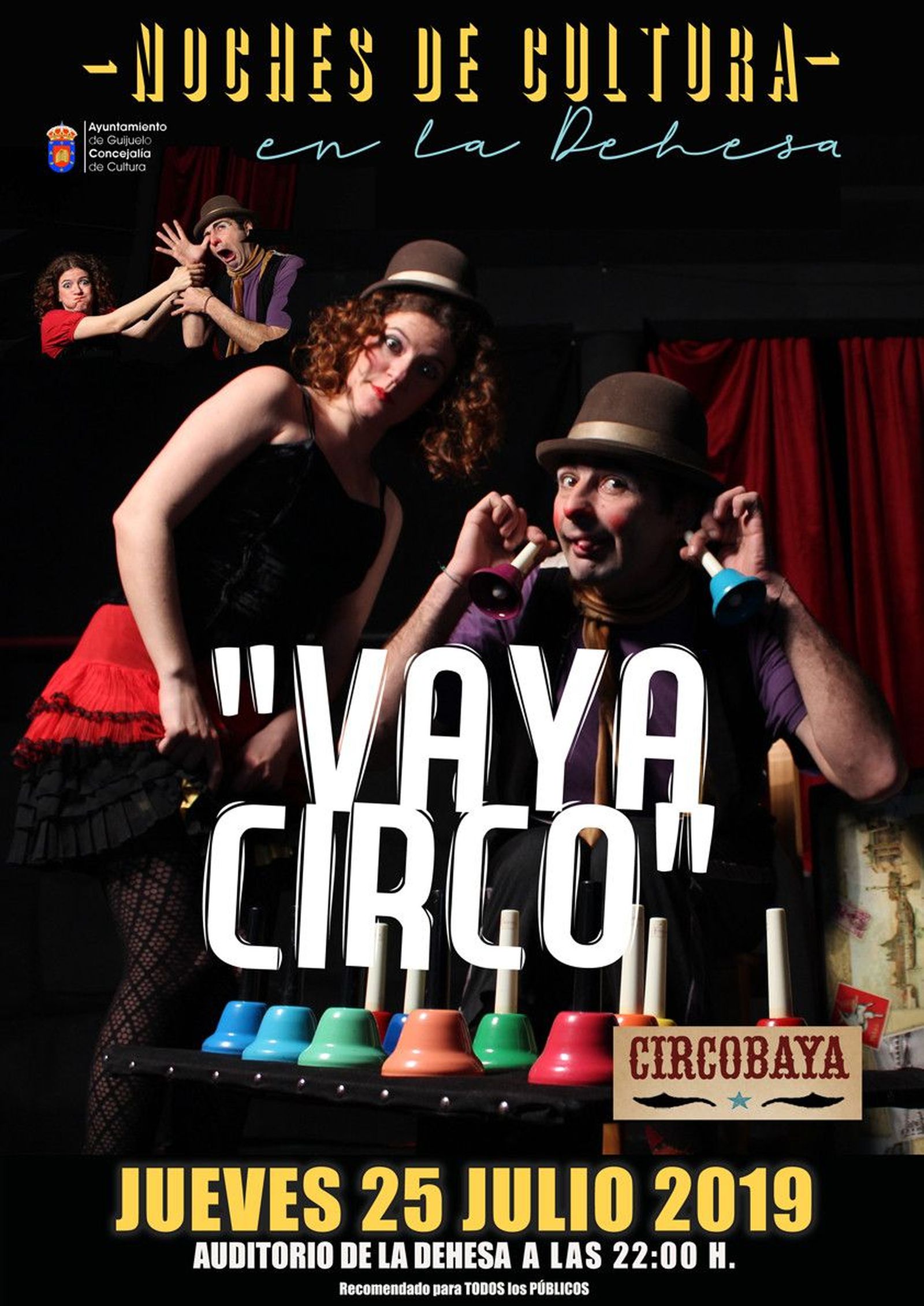 25 julio VAYA CIRCO noches de cultura