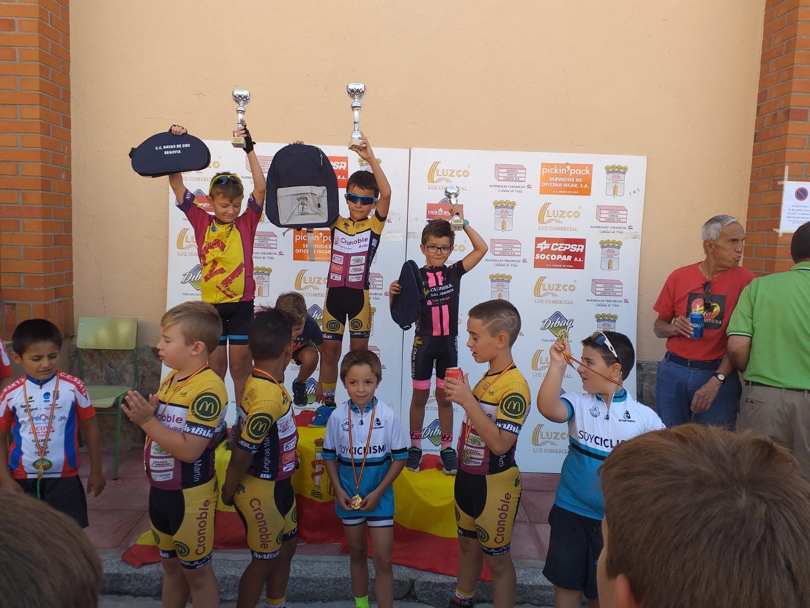 Angel Gallego, tercero en carrera Navas de Oro