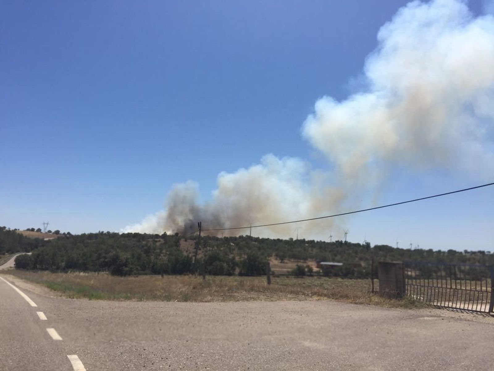 Incendio en Palacios del Arzobispo