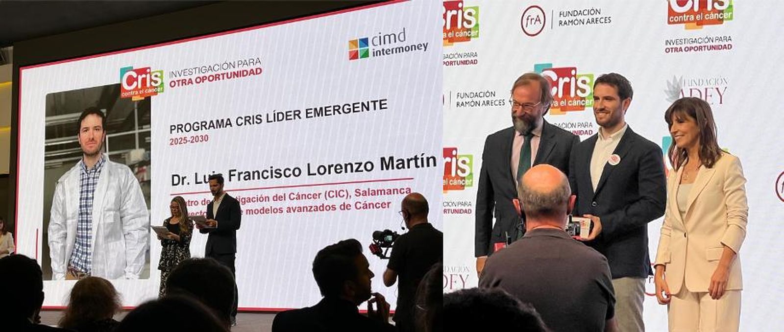 La Fundación Cris Contra el Cáncer ha otorgado un nuevo proyecto al investigador Dr. L. Francisco Lorenzo-Martín, que se incorporará en las próximas semanas al Centro de Investigación del Cáncer. Foto Comunicación USAL La Fundación Cris Contra el Cáncer ha otorgado un nuevo proyecto al investigador Dr. L. Francisco Lorenzo-Martín, que se incorporará en las próximas semanas al Centro de Investigación del Cáncer. Foto Comunicación USAL