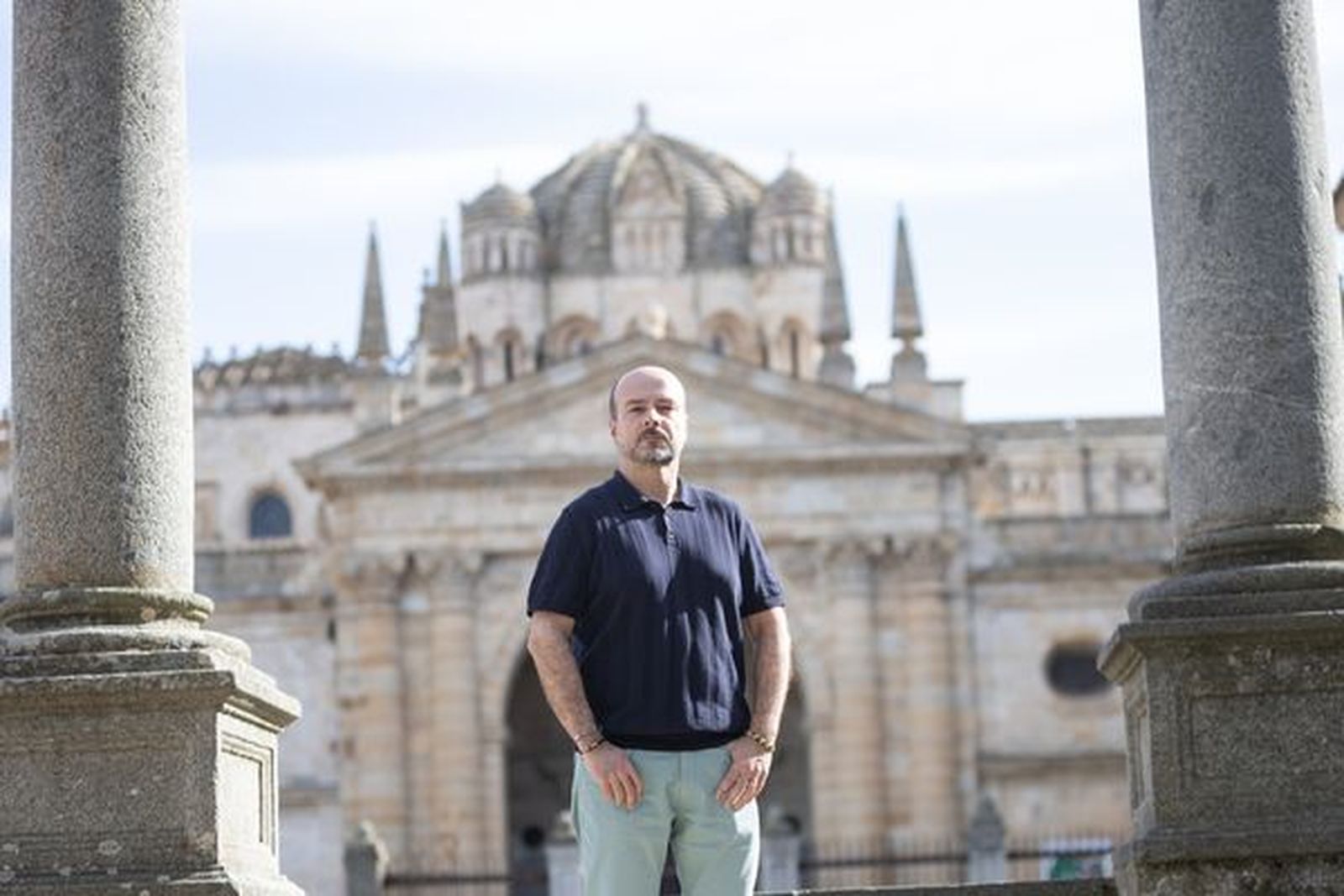 Pablo Durán, director del Coro del Miserere. JL Leal