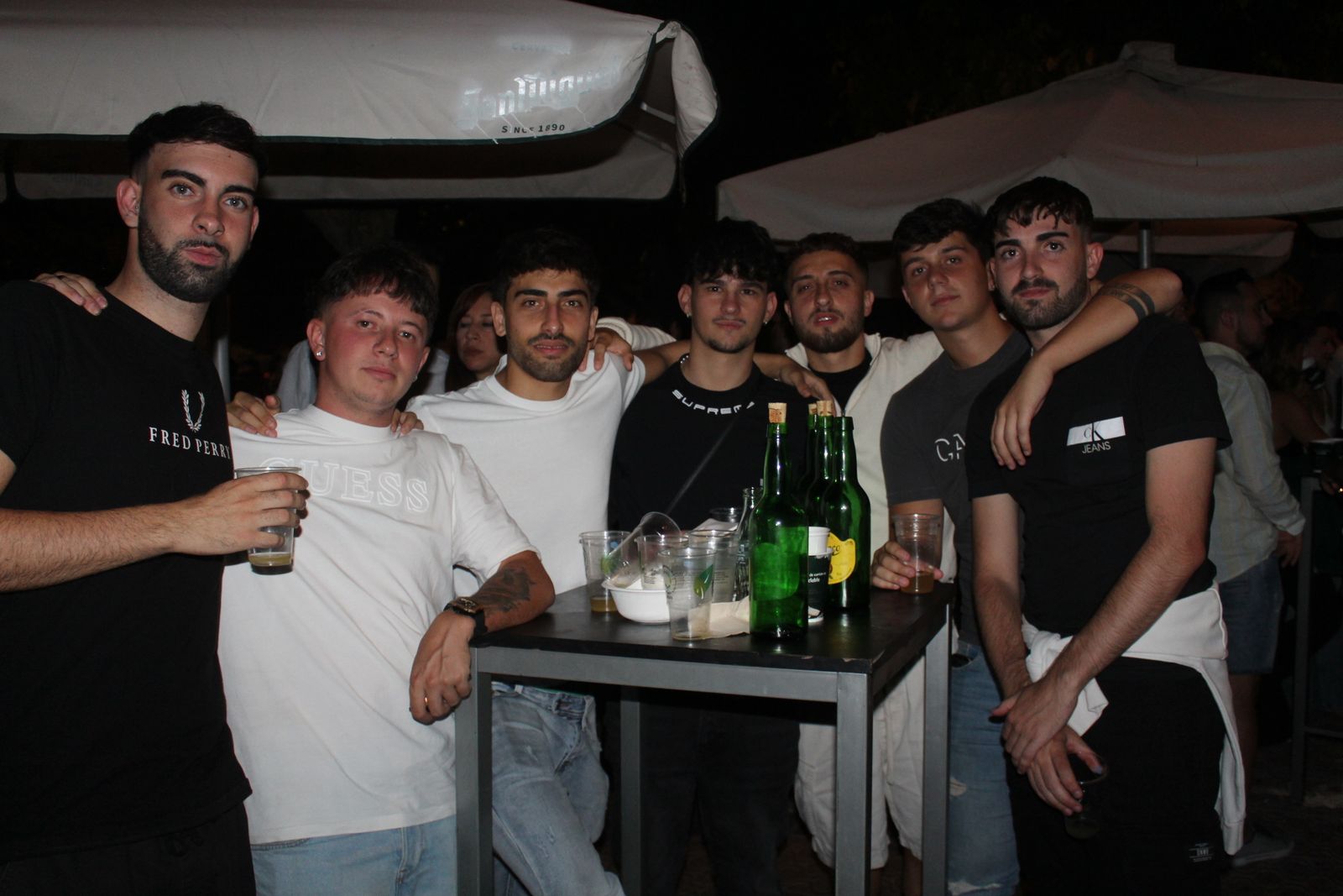 Ambiente en la Feria de Día en la tarde de este sábado