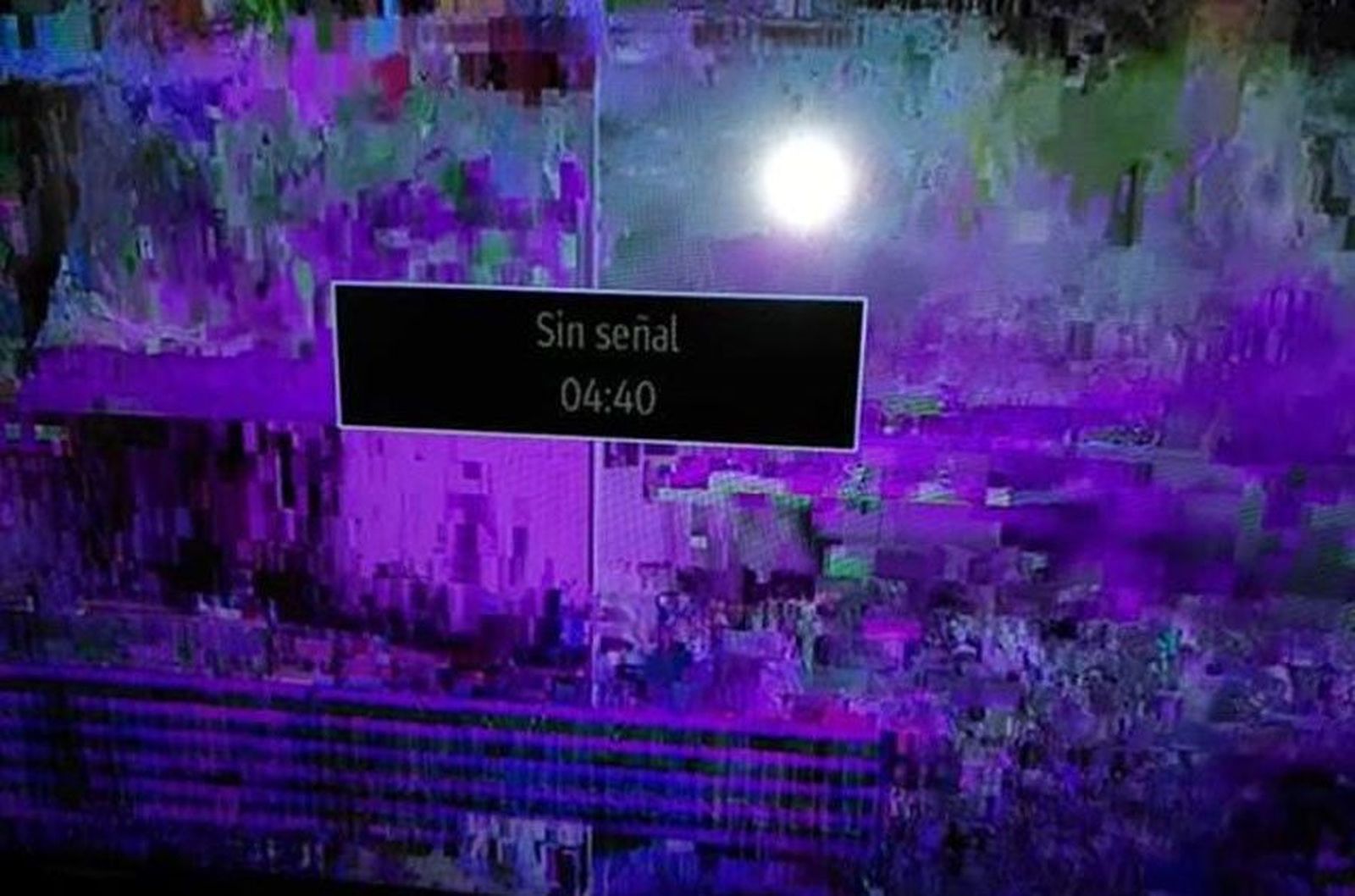 Television señal alba