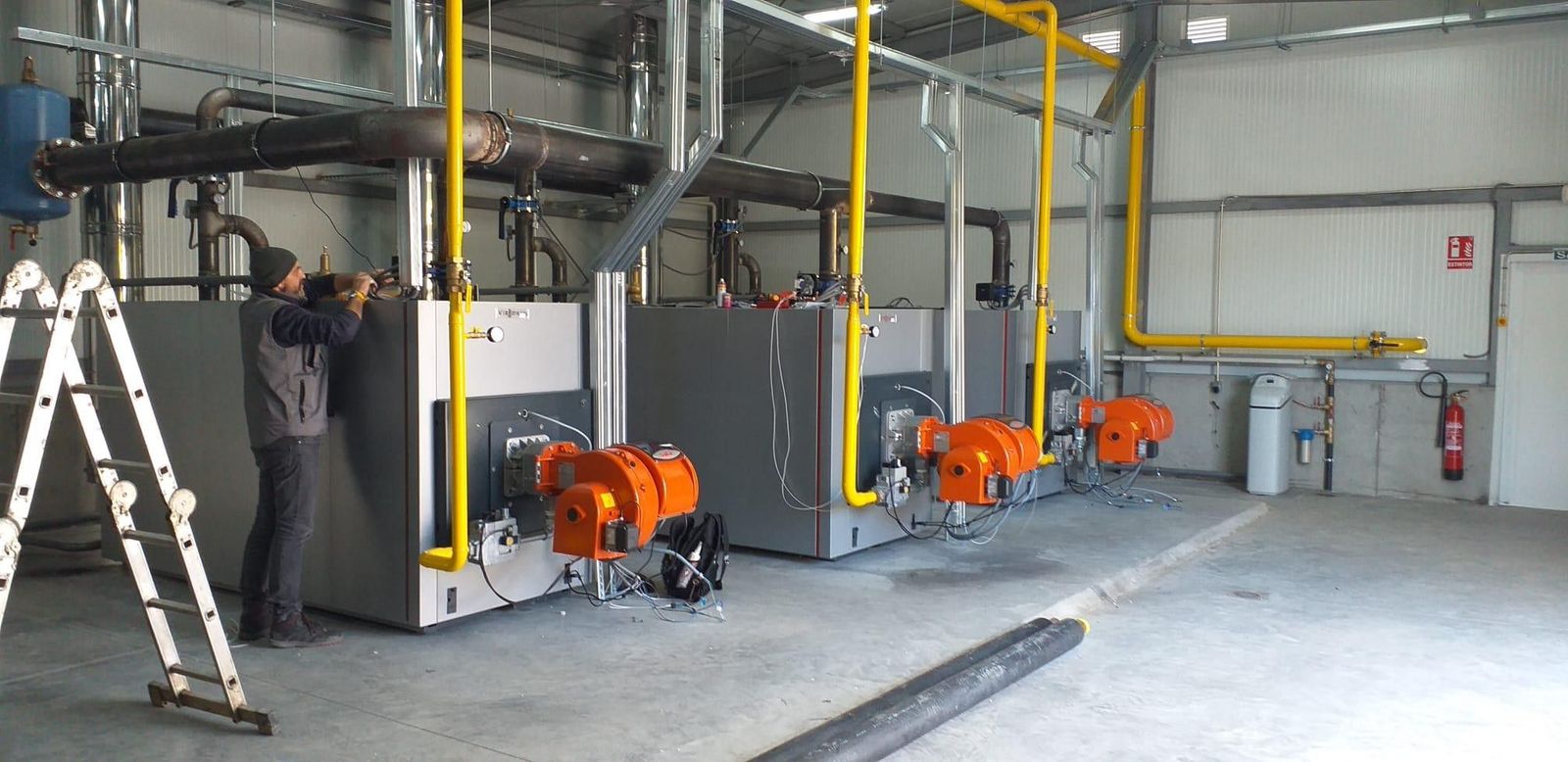 Imagen de un sistema de calderas