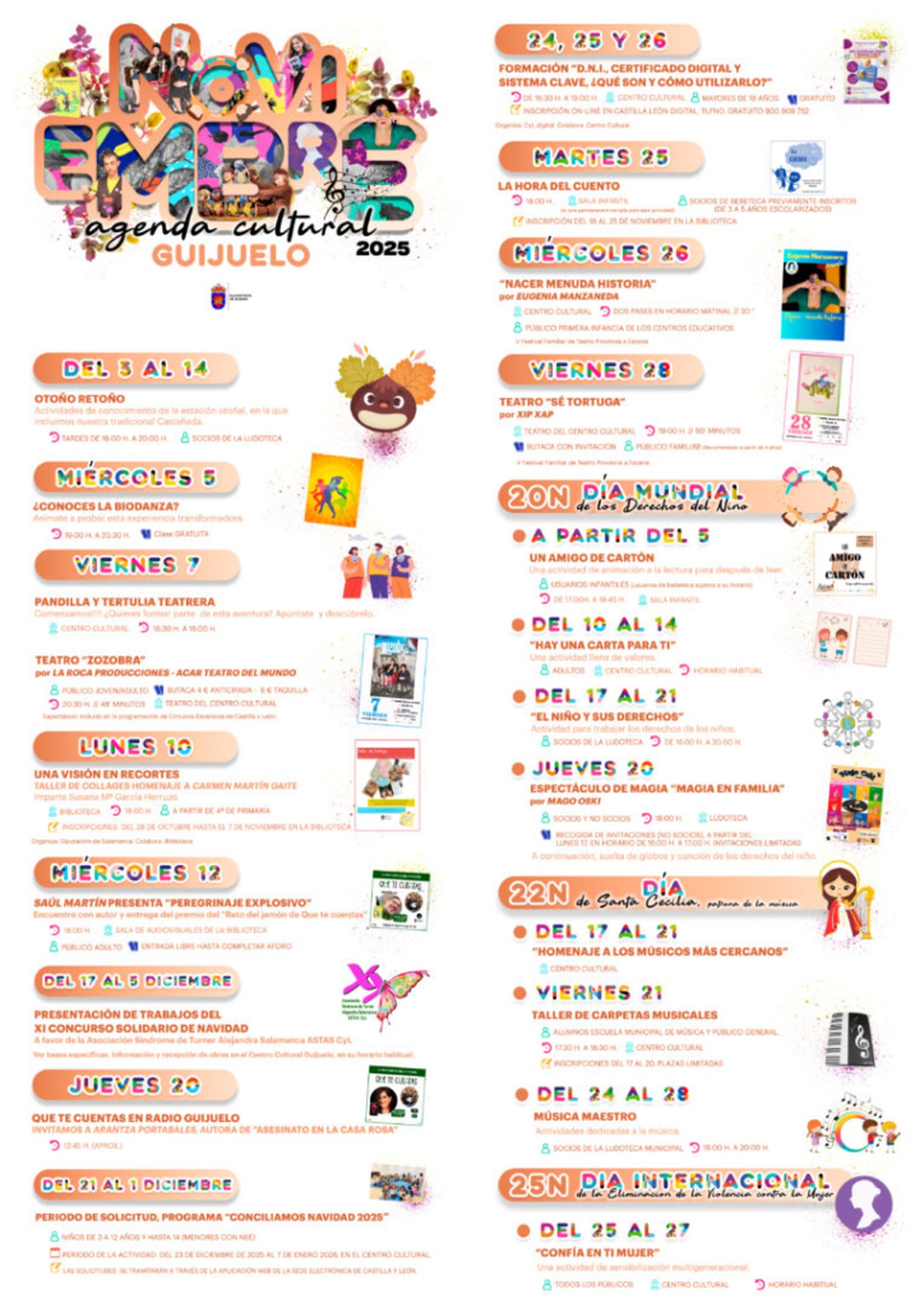 Agenda cultural Guijuelo