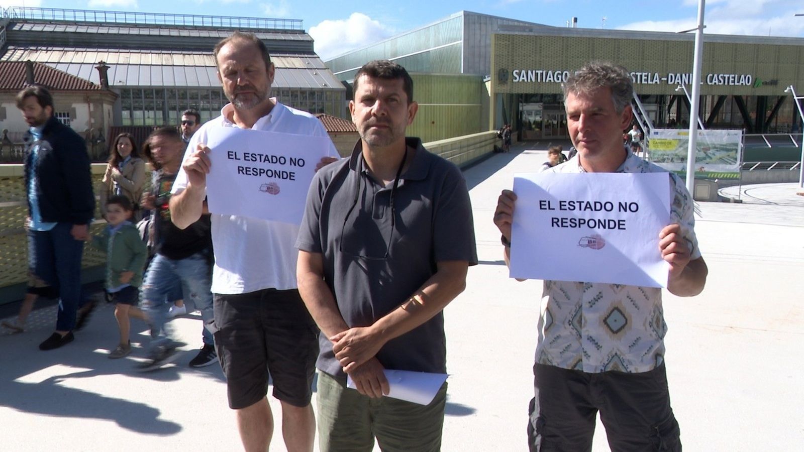 La plataforma de víctimas del Alvia, en el 12º aniversario del accidente - EUROPA PRESS