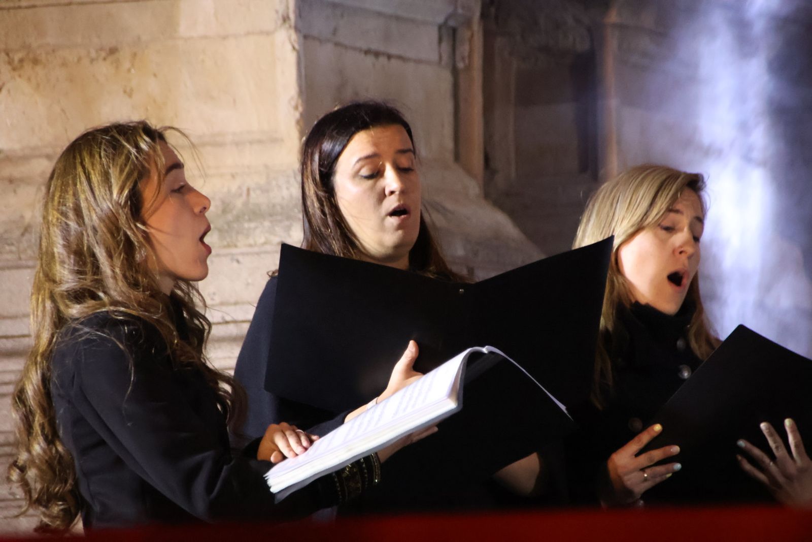 Videomapping en la fachada de la iglesia de San Esteban por la conmemoracion de el V Centenario de la Escuela de Salamanca