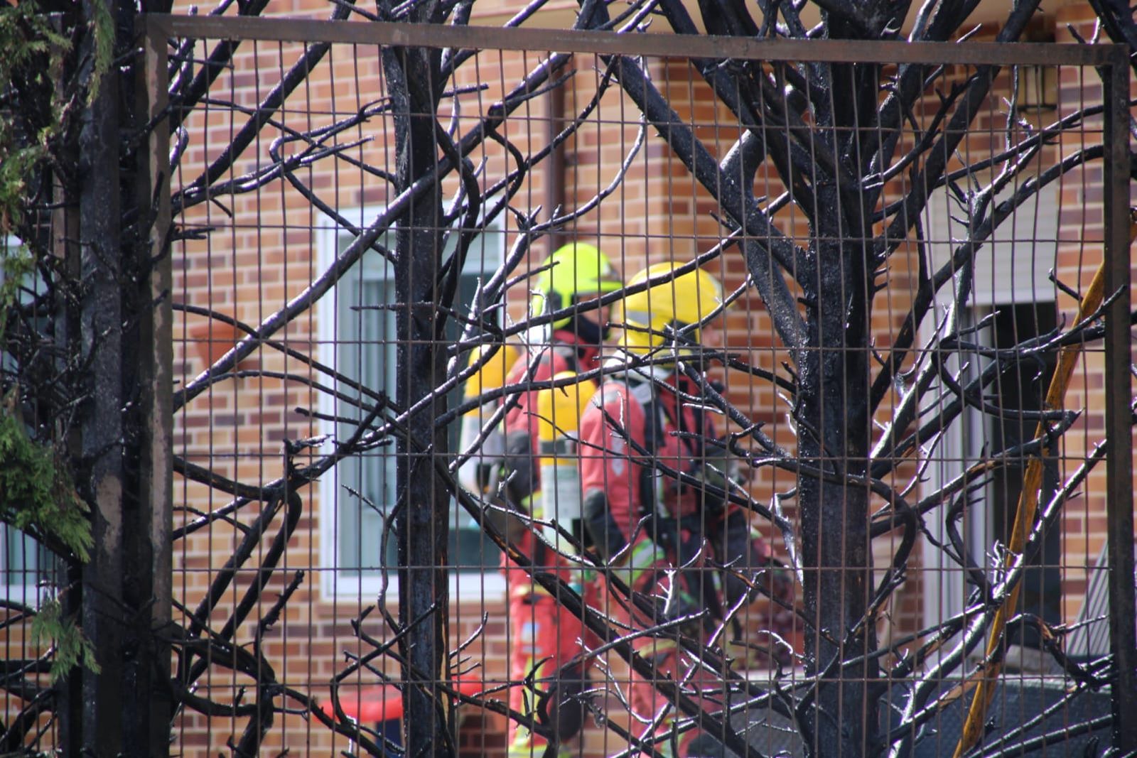 Incendio en una casa de Villamayor junto al Parque Científico