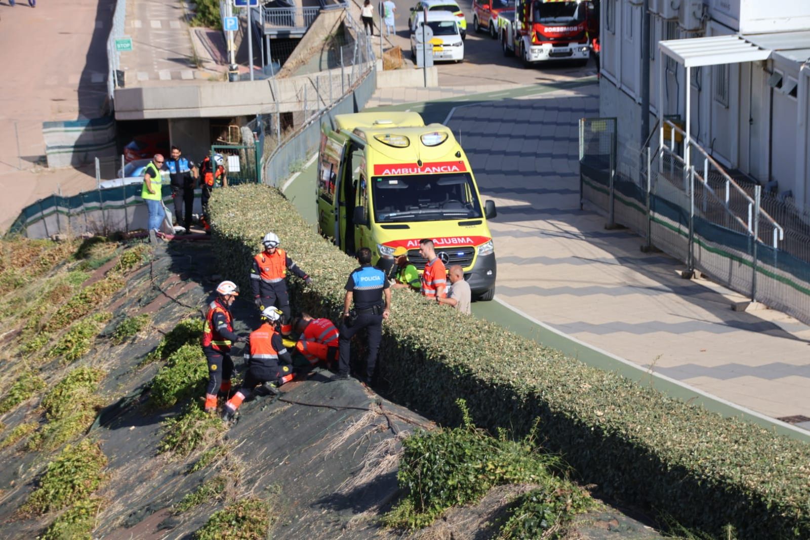 Accidente laboral en el hospital de Salamanca