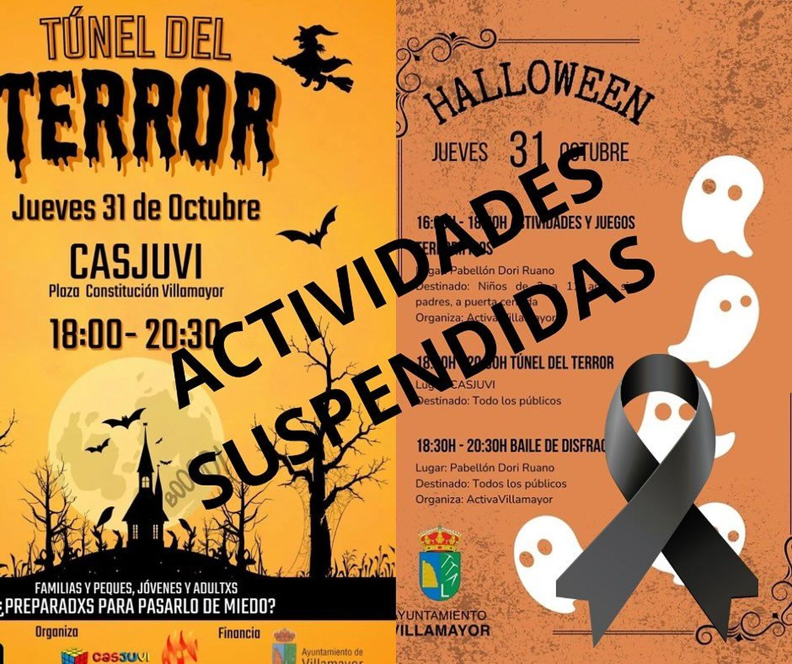 Suspendido Halloween Villamayor