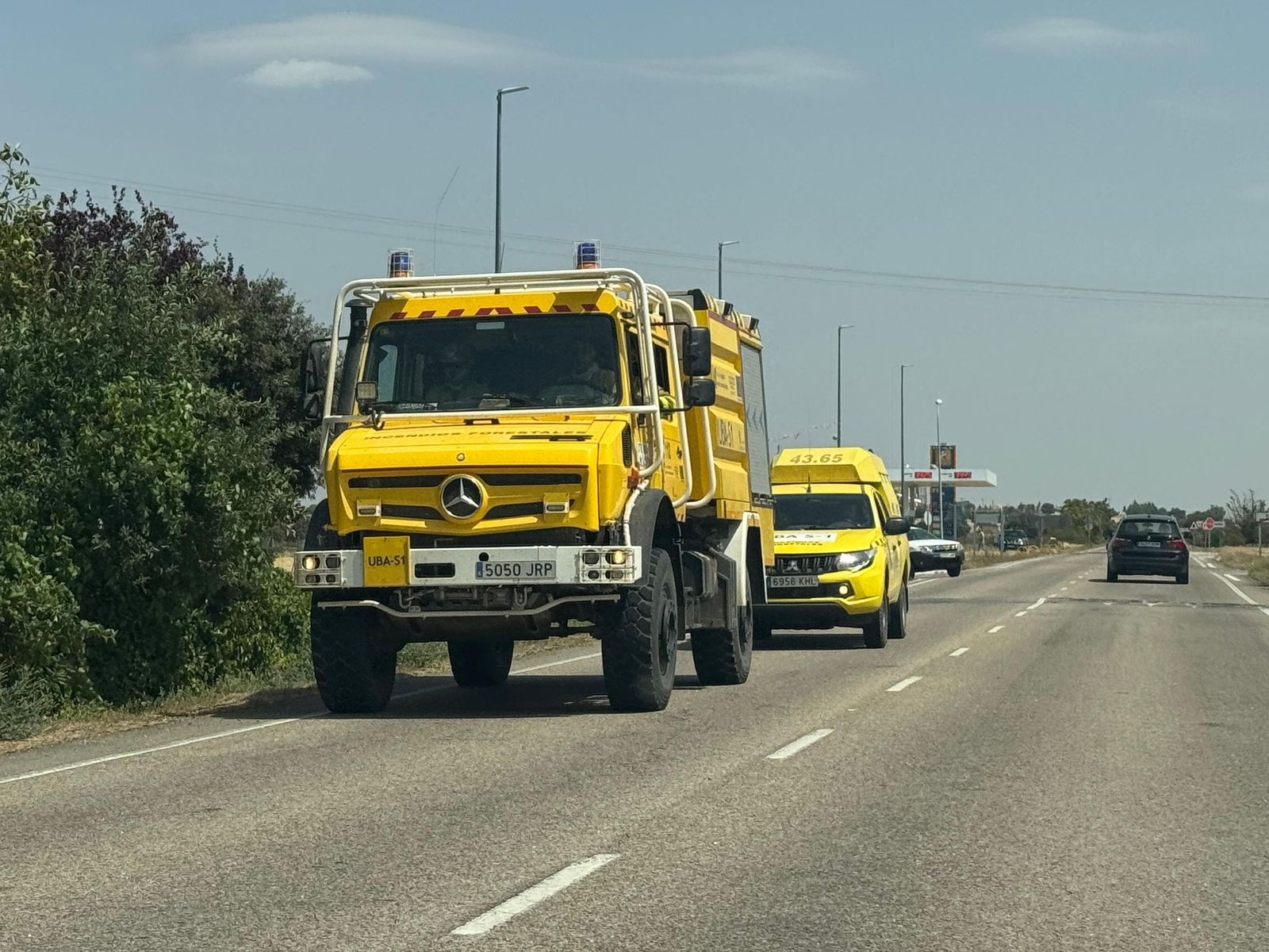 Así han quedado las zonas quemadas durante el incendio de Cipérez