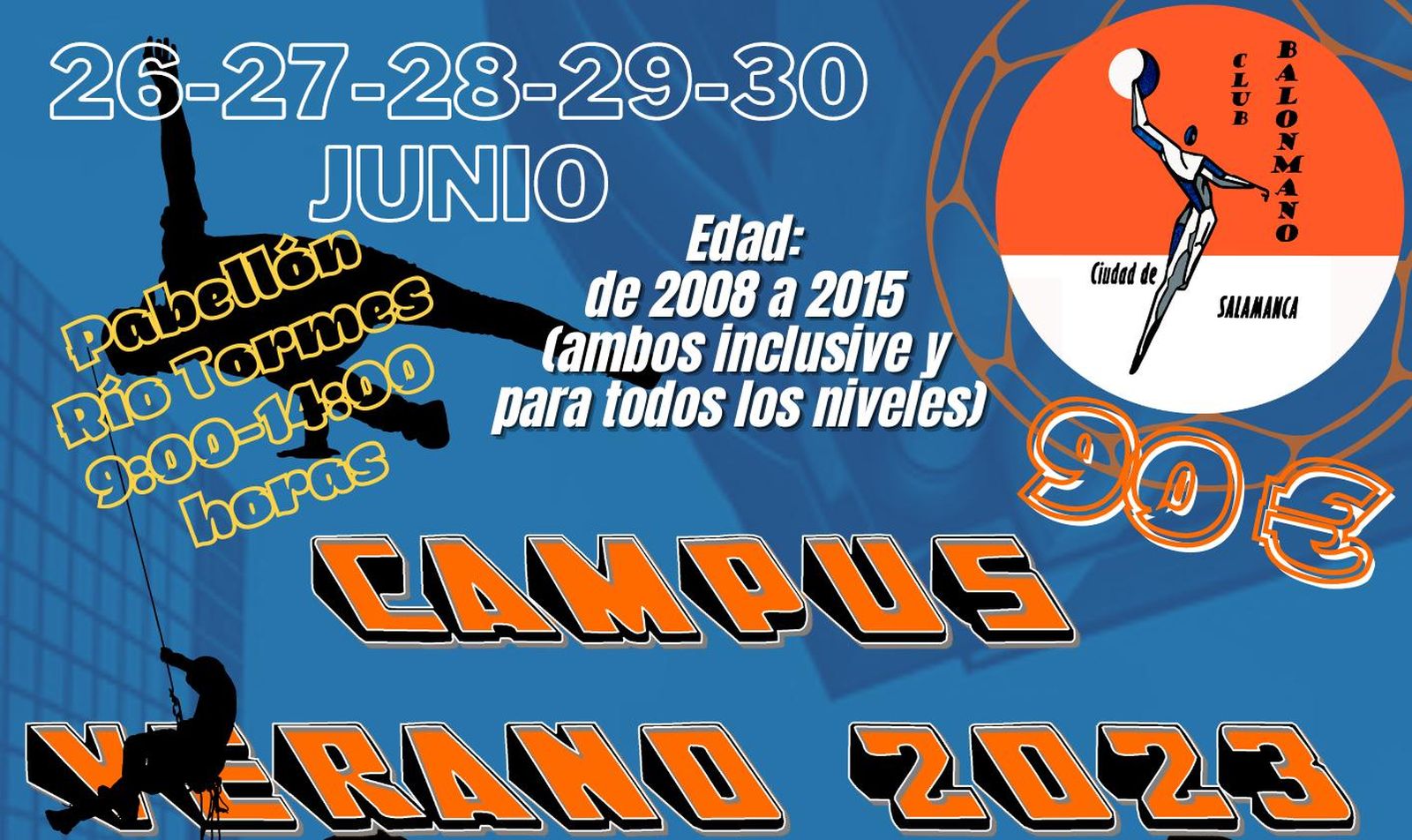 Campus Urbano de Verano 2023 del Club Balonmano Ciudad de Salamanca