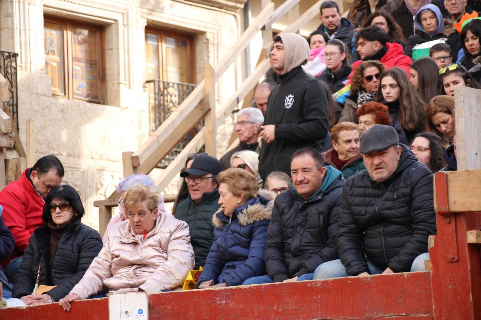 Ambiente del Encierro tradicional del lunes 17 de febrero