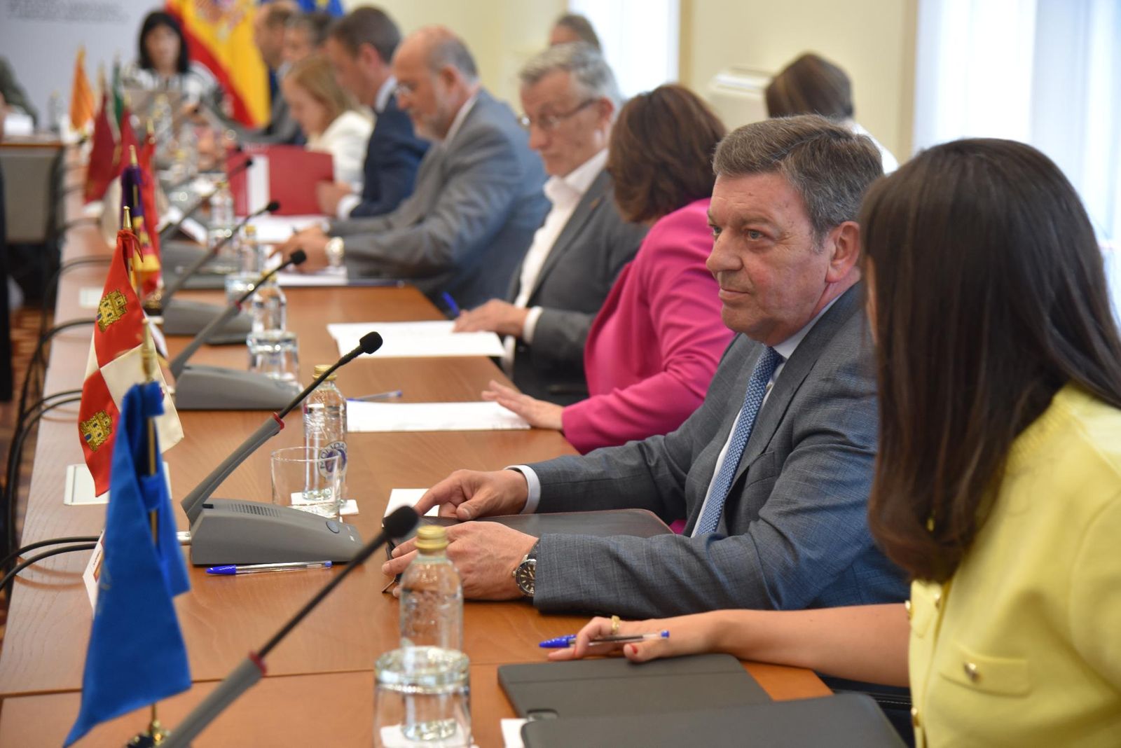 El consejero de la Presidencia, Luis Miguel González Gago, en la reunión del Comité Preparatorio en la sede del Ministerio de Política Territorial.