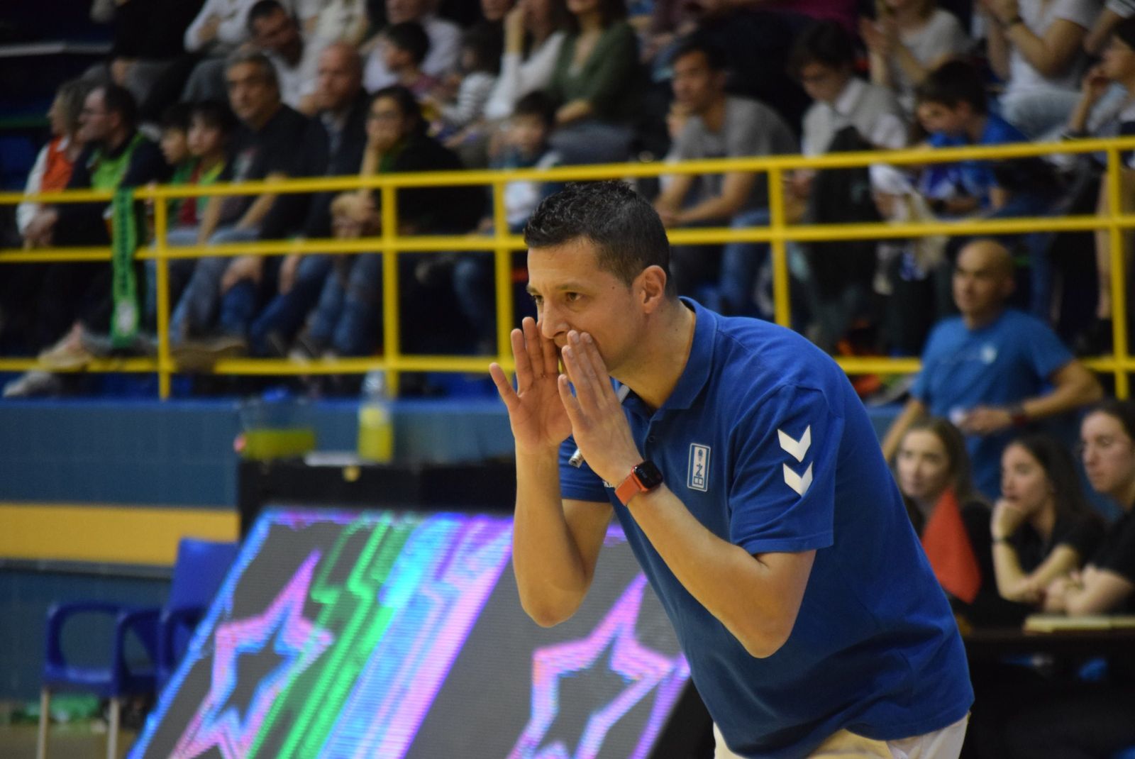 Saulo Hernández, entrenador del CB Zamora. Archivo.