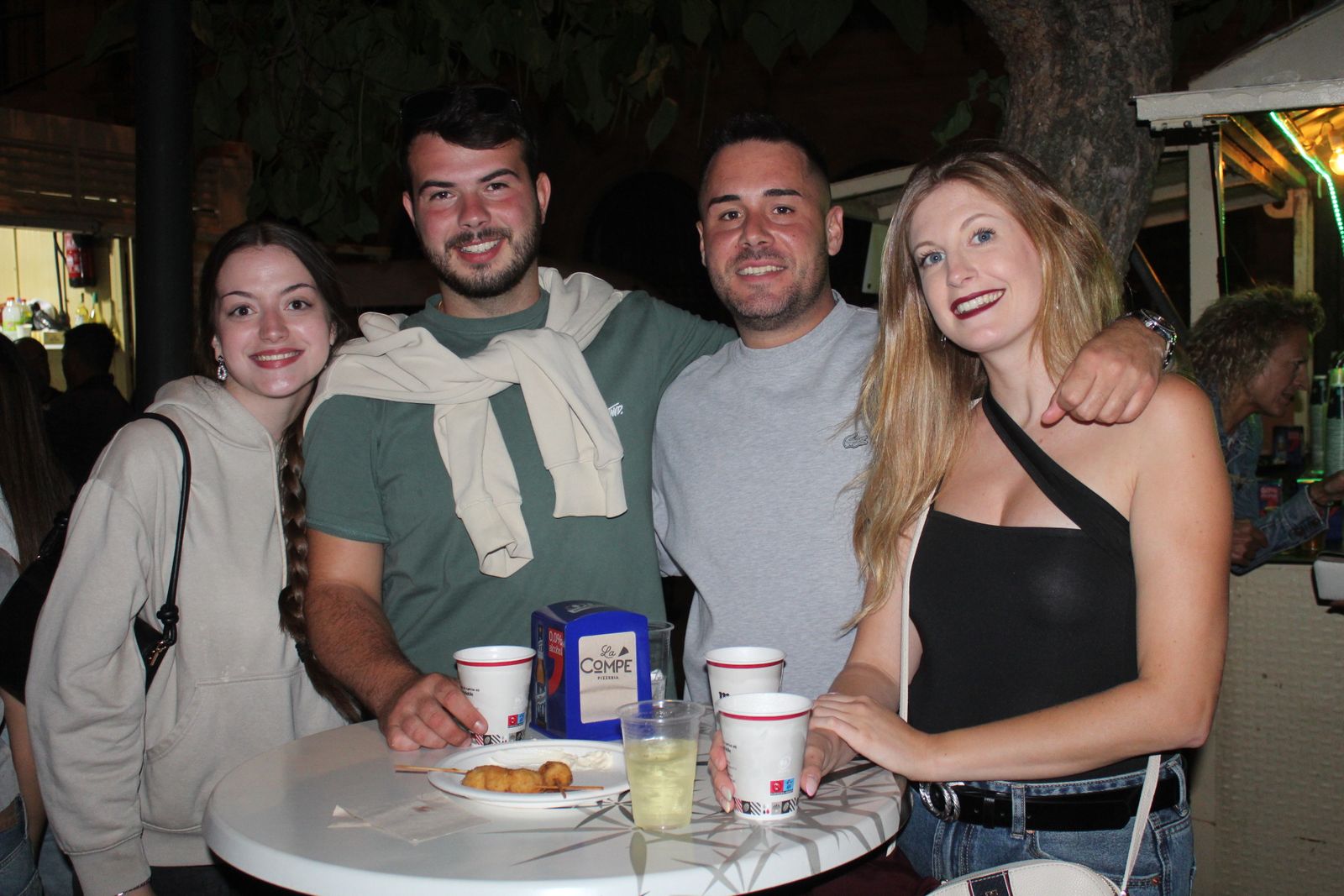 Ambiente en la Feria de Día en la tarde de este