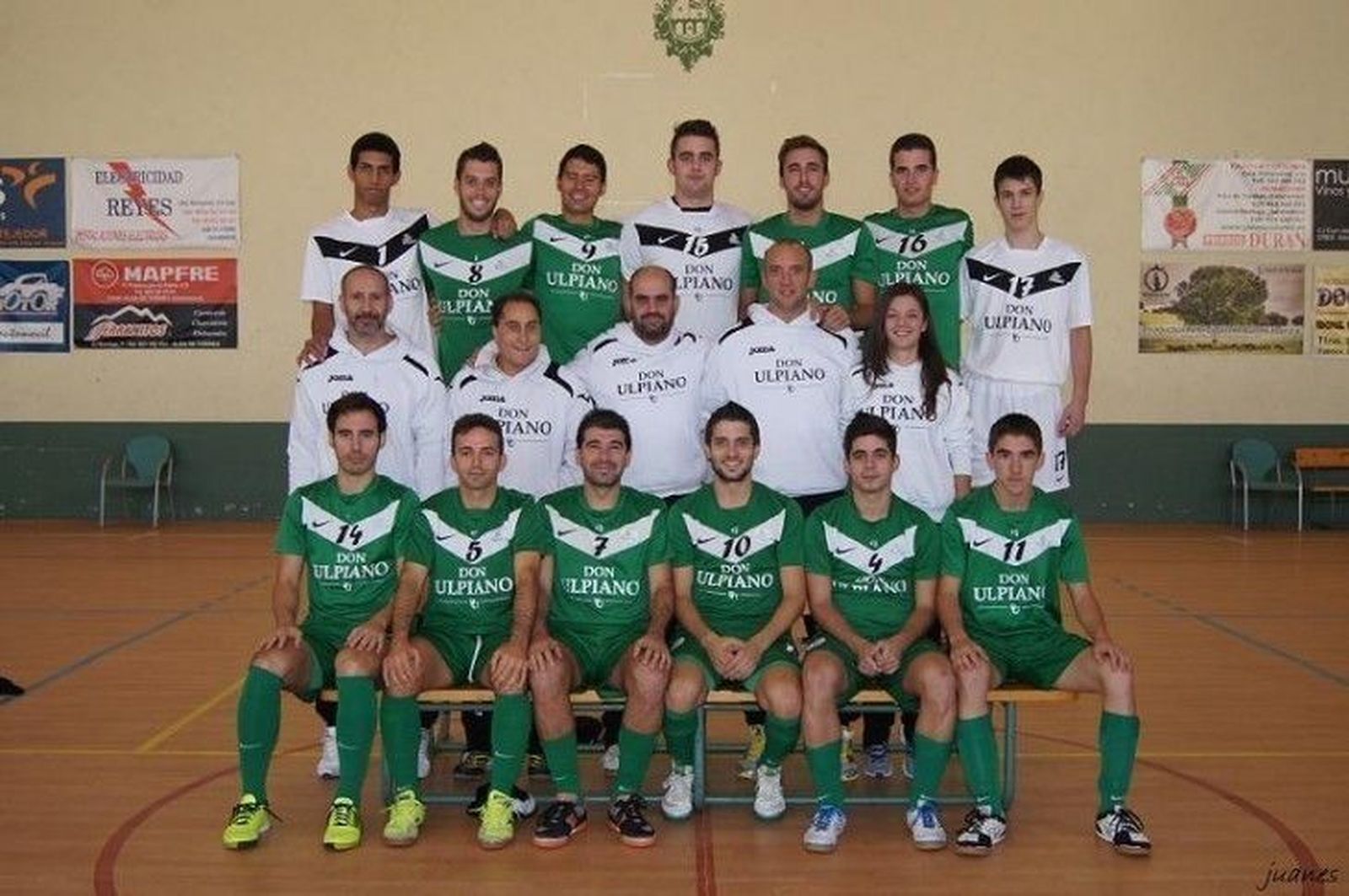 Don Ulpiano Albense termina el partido como lo empezó