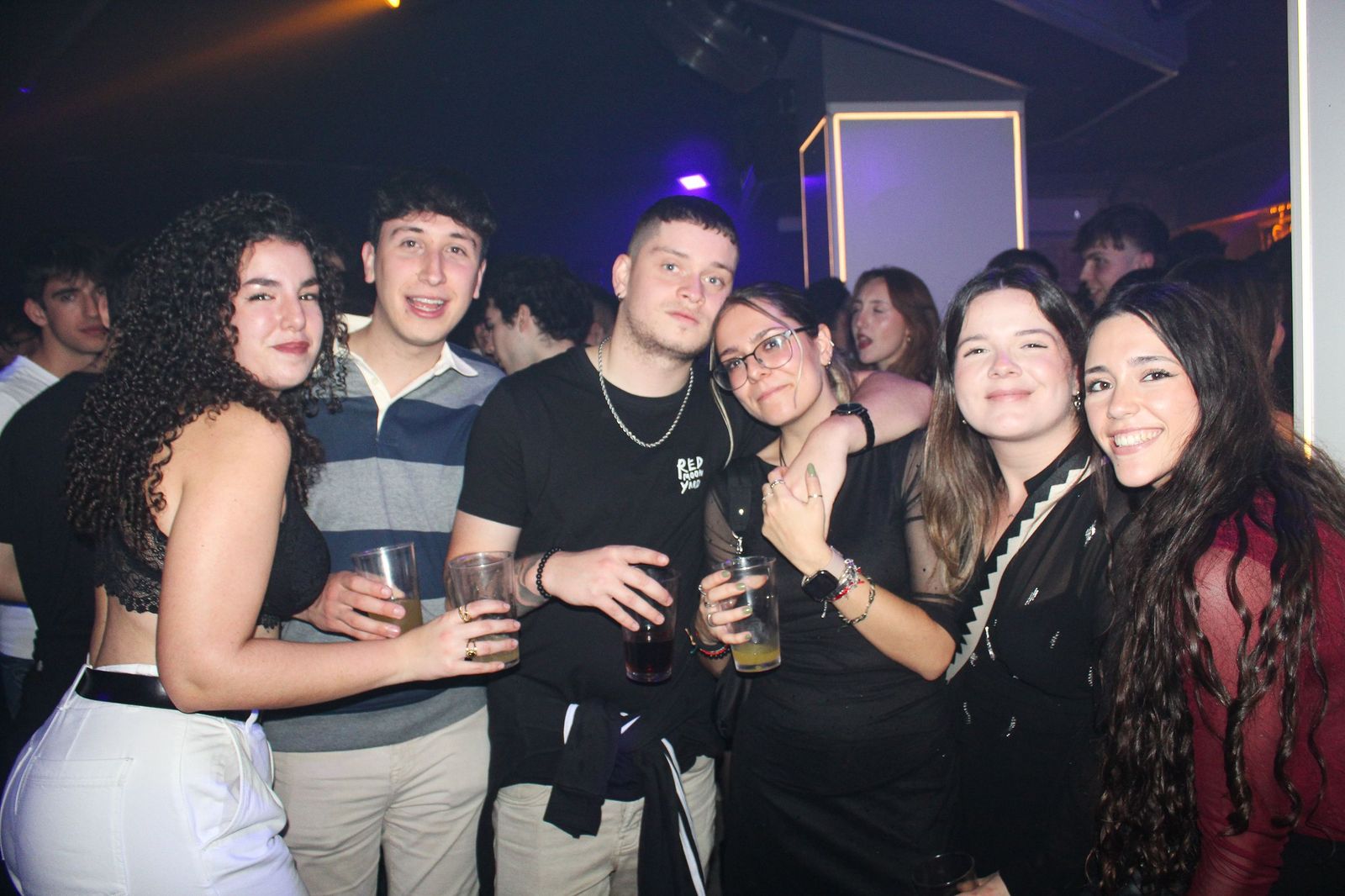 Salamanca de noche, sábado 6 de diciembre