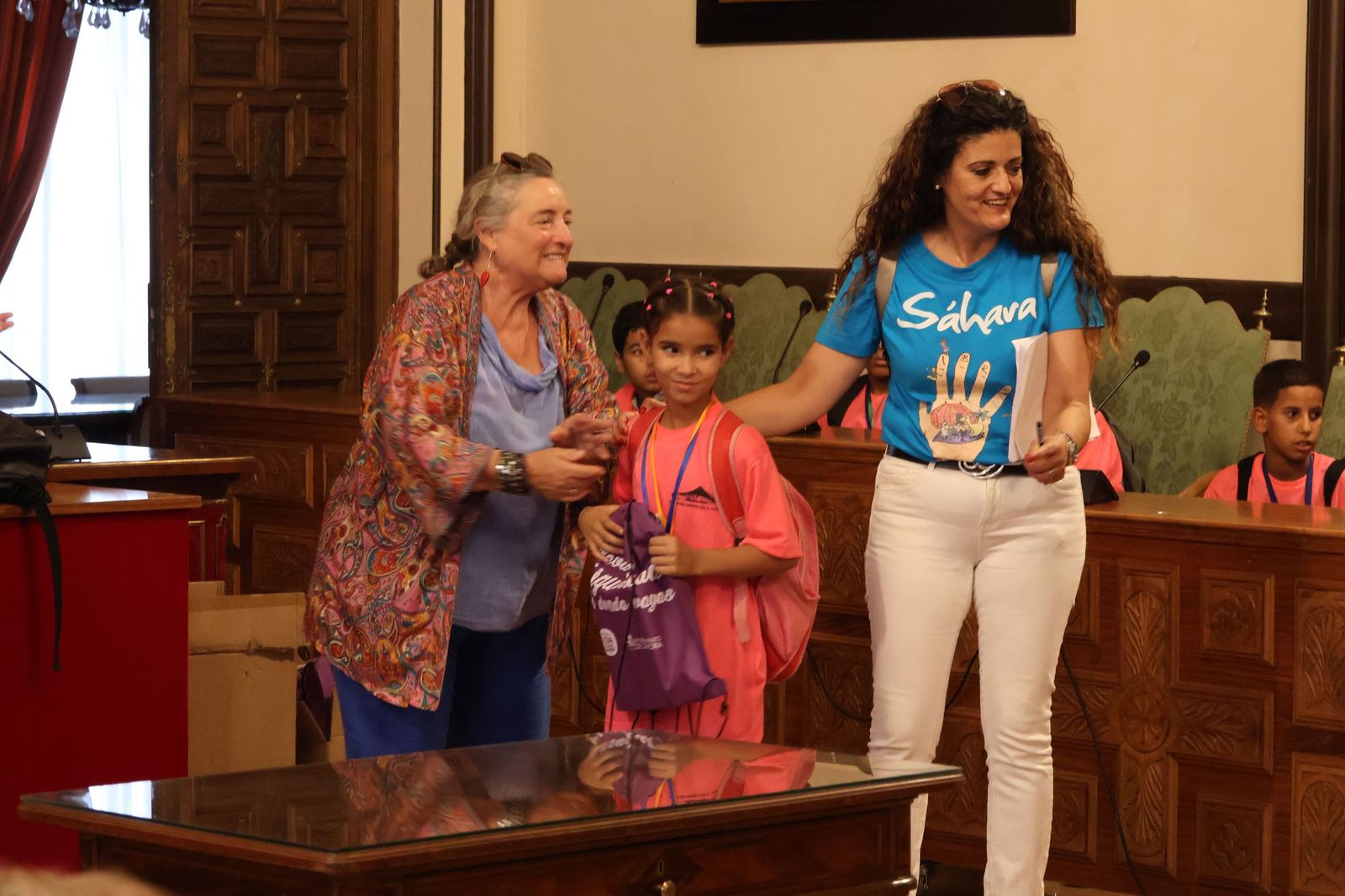 Llegada de los niños Saharauis y encuentro con las familias de acogida