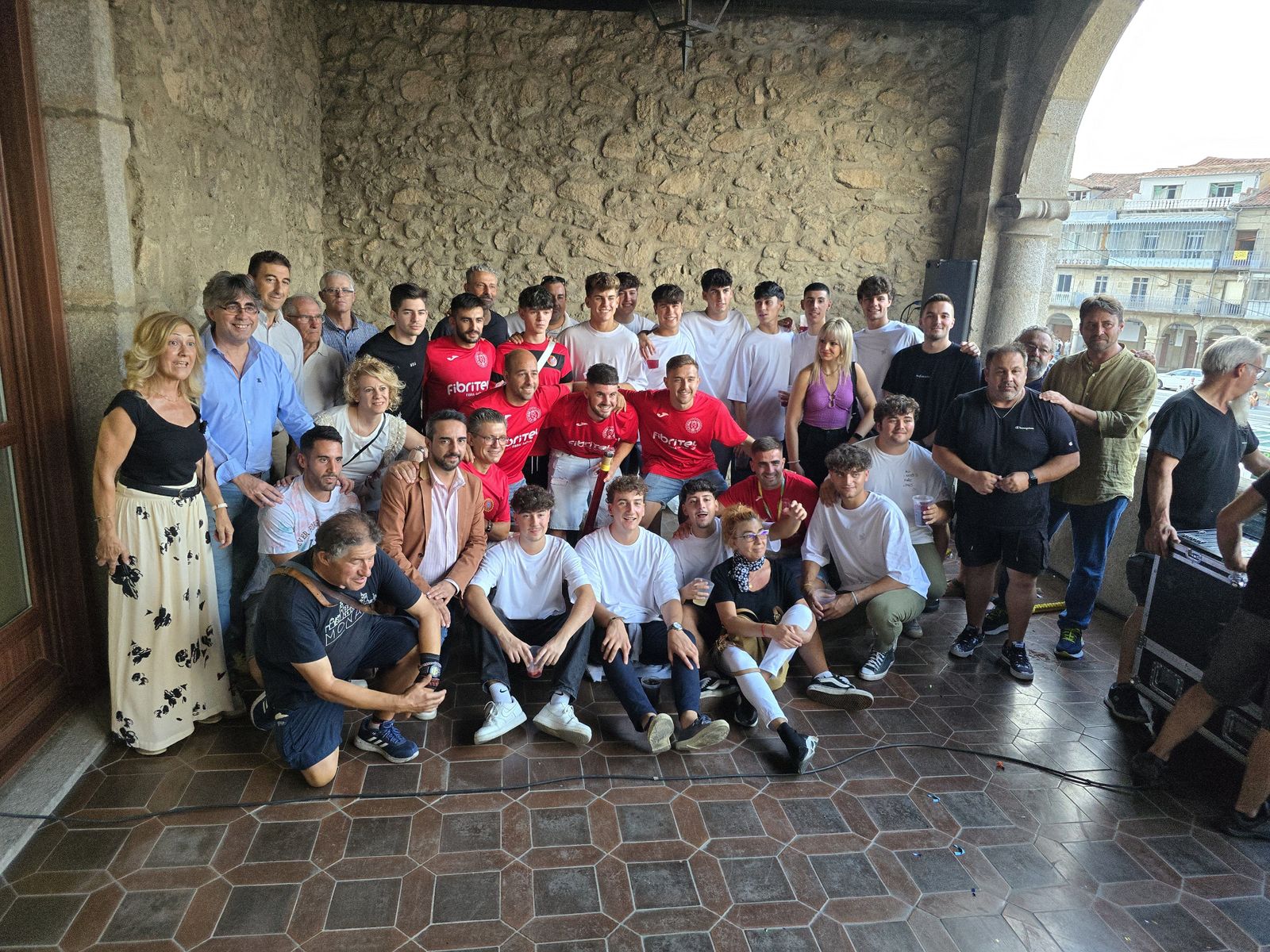 Béjar, pregón y chupinazo desde el balcón del Ayuntamiento