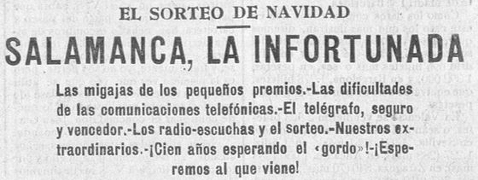 Recorte de El Adelanto de Salamanca
