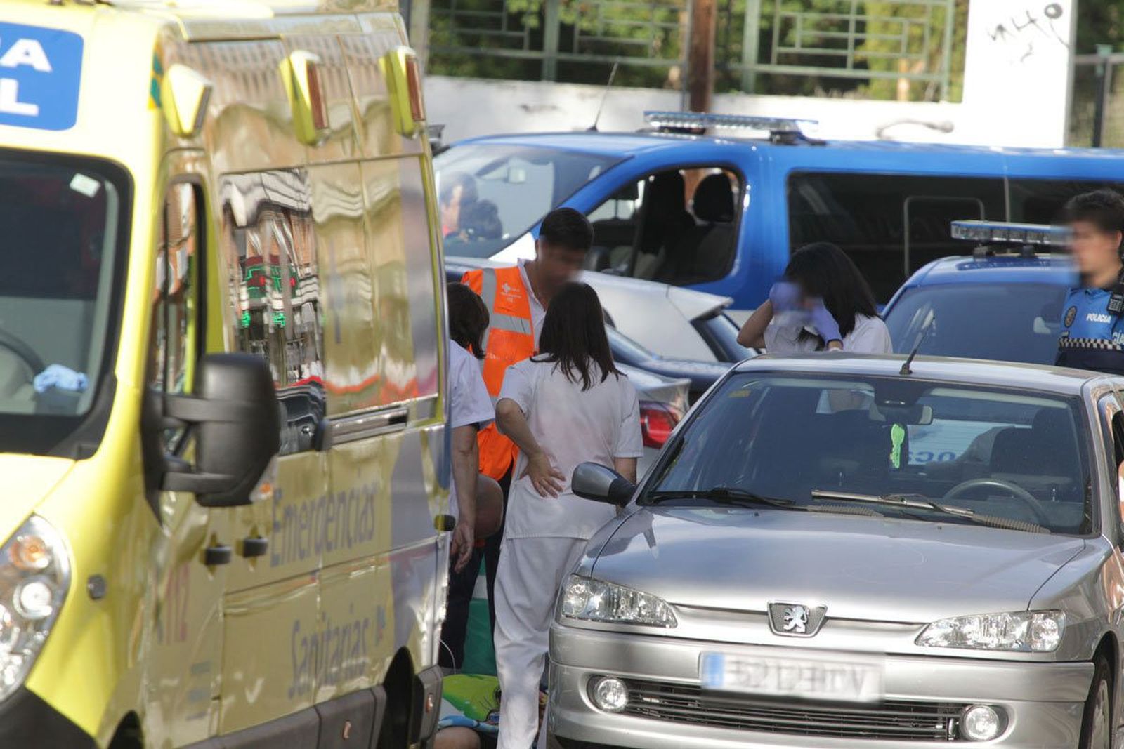 Atropello en la avenida de los Comuneros