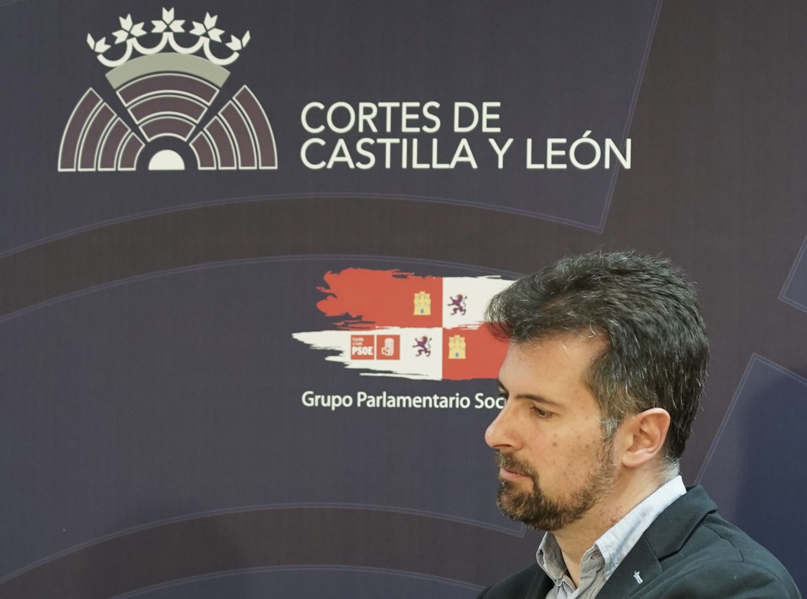 El secretario general del PSCyL y portavoz de su grupo en las Cortes, Luis Tudanca, valora la situación de la sanidad pública e informa de las propuestas que defenderán en la Cámara legislativa-ICAL