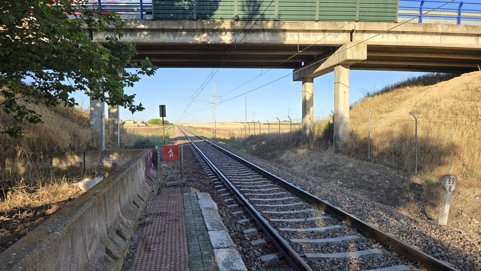 Fallecen dos personas arrolladas por un tren a la altura de Moriscos