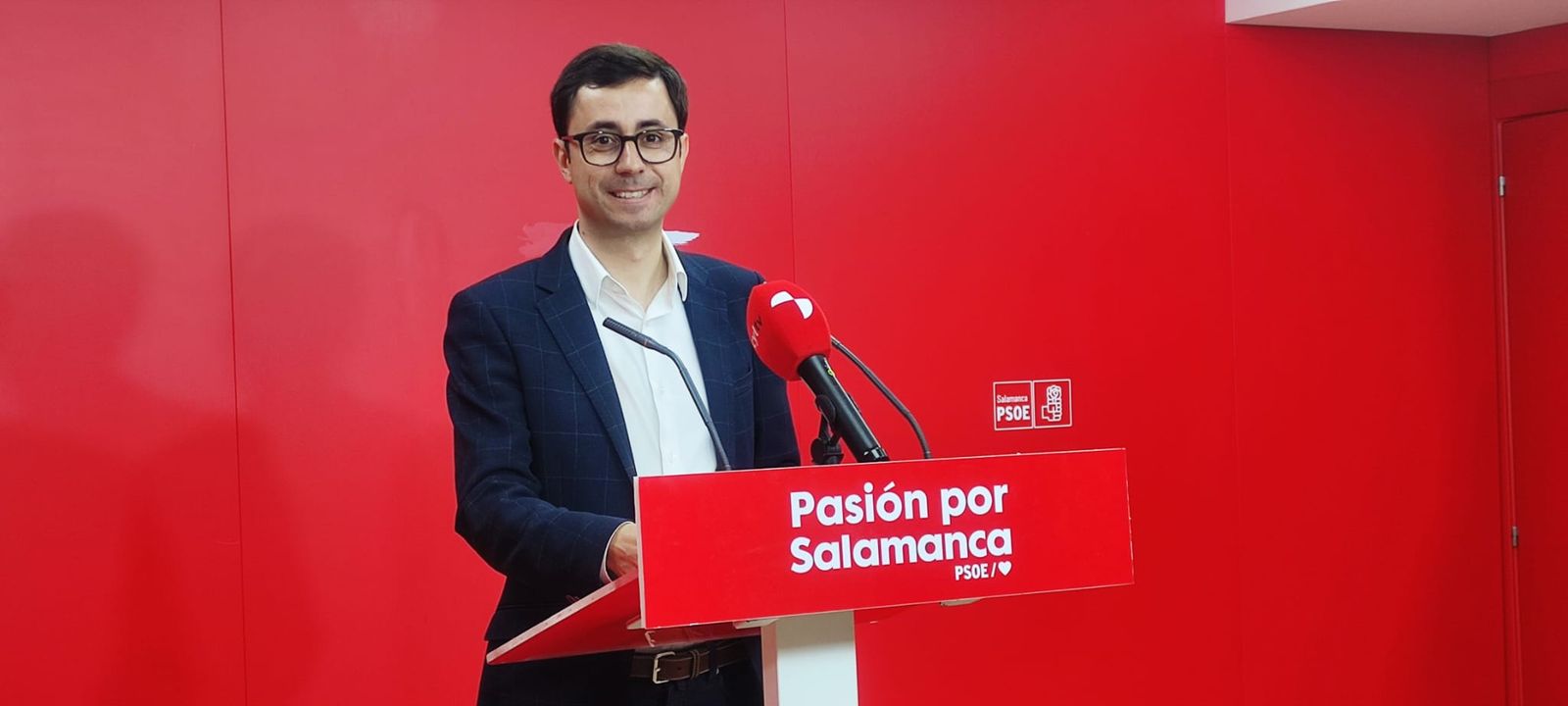 José Luis Mateos en la última rueda de prensa de precampaña