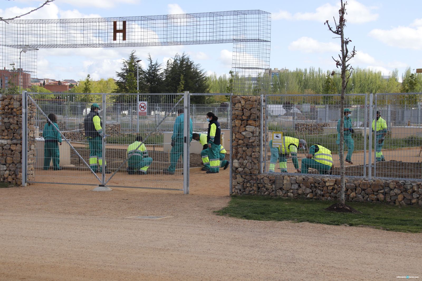 Huertos urbanos de Salamanca.