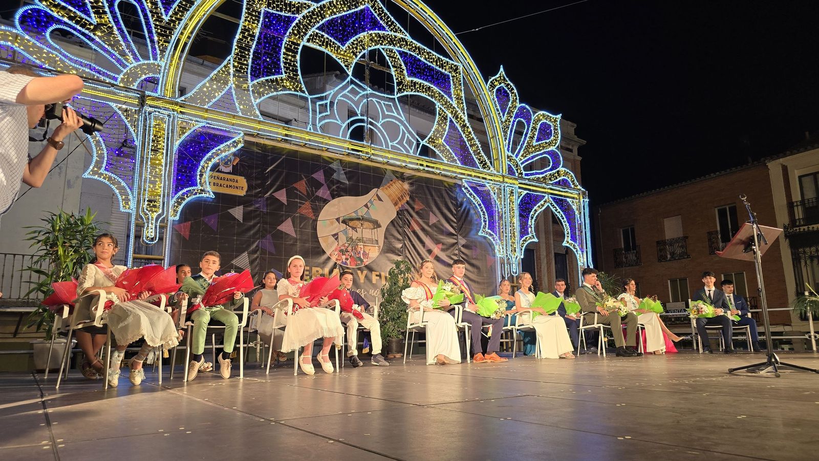 Peñaranda, Chupinazo y presentación de las reinas y damas