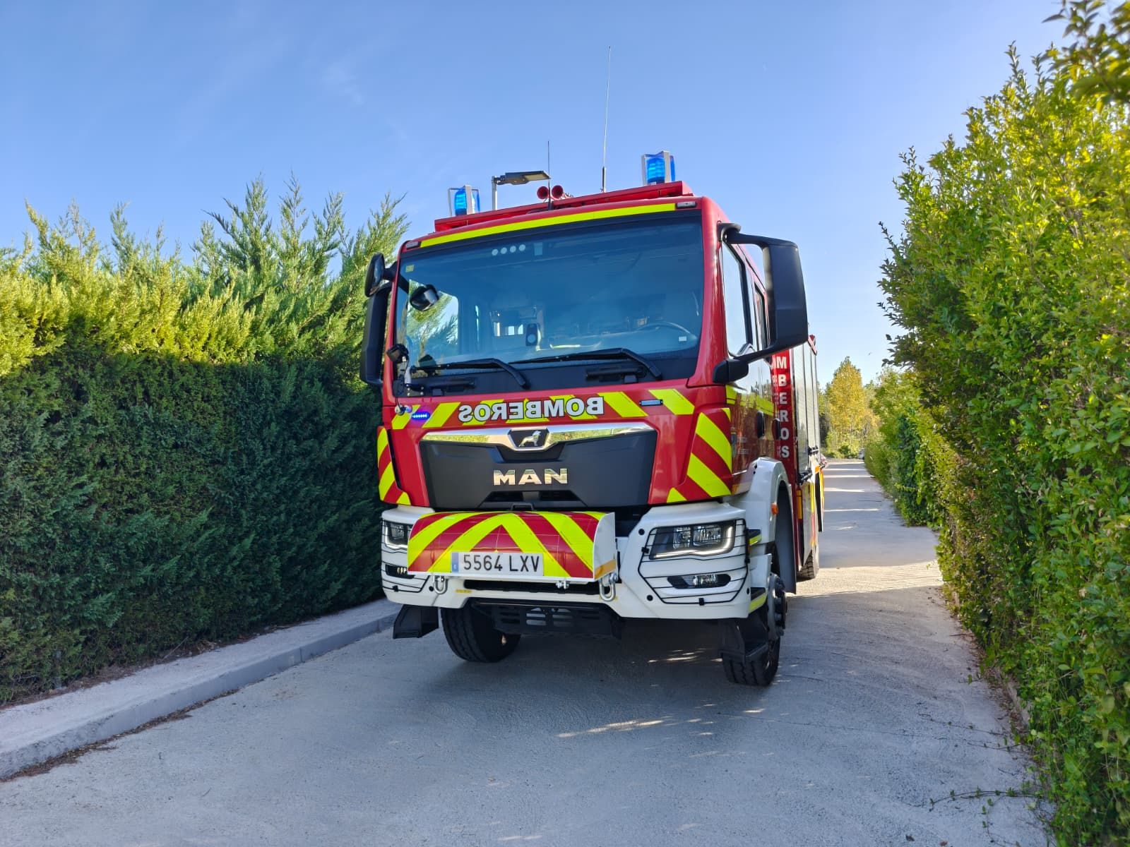 Incendio en una vivienda en Valverdón