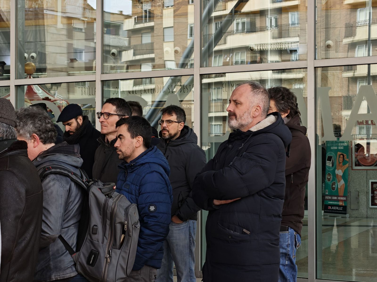 Los trabajadores de Renfe en Salamanca guardan cinco minutos de silencio tras el accidente de Adamuz