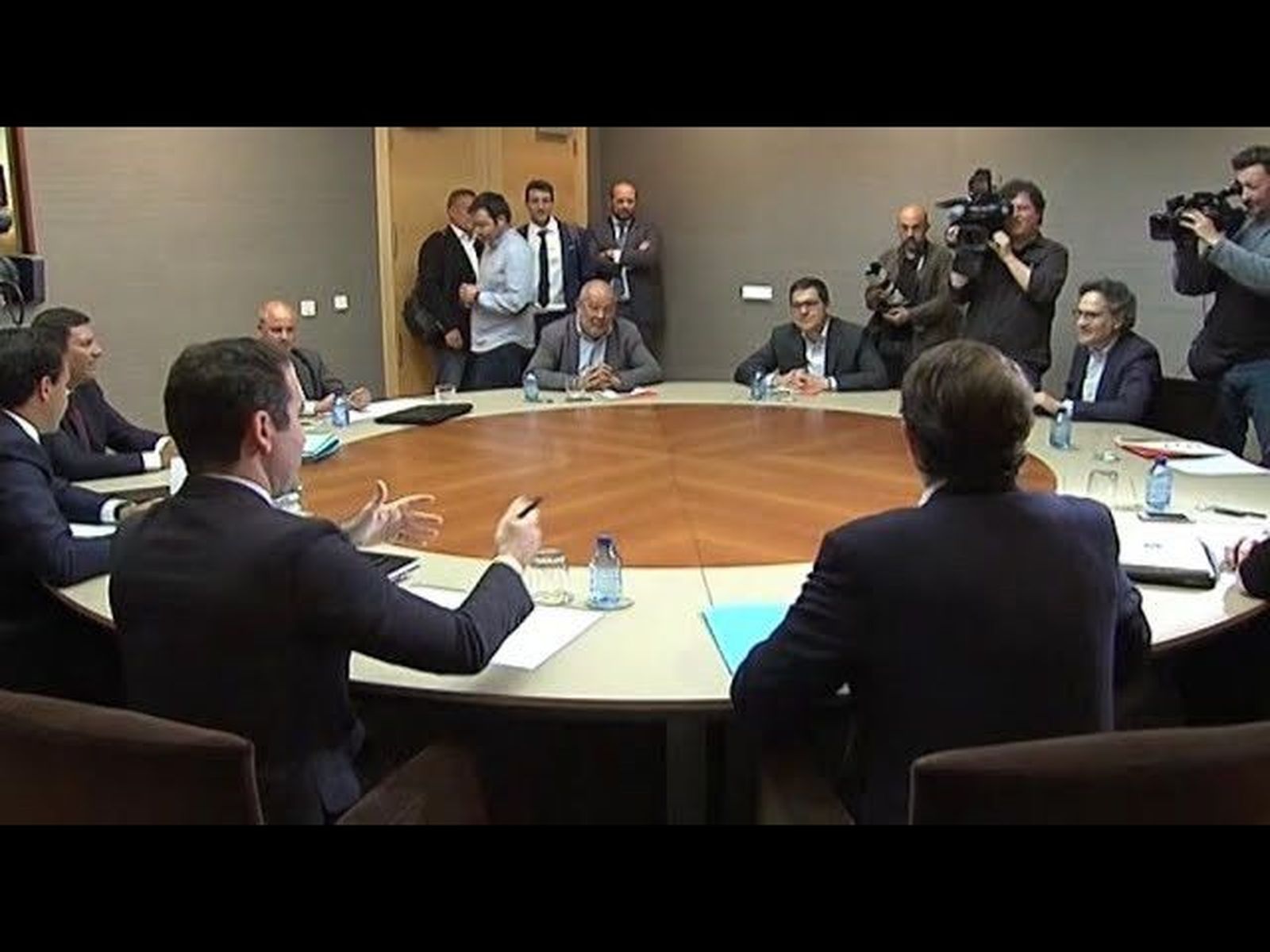 Reunión del PP y Cs en Valladolid