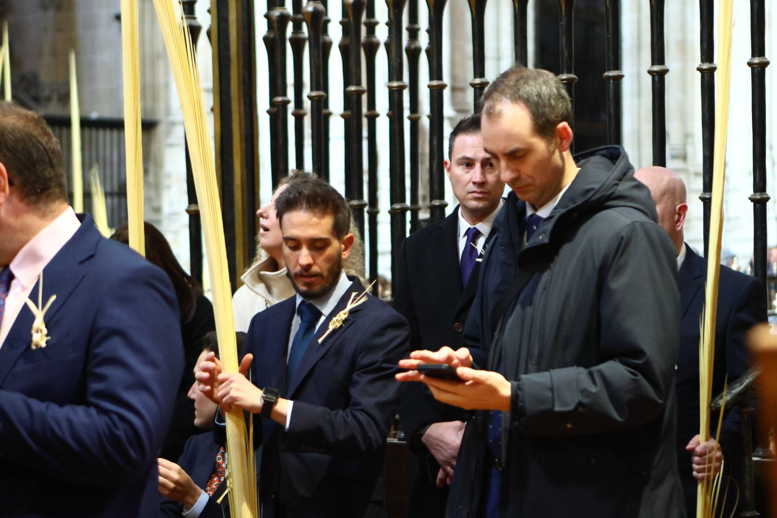 Bendición de palmas con motivo del Domingo de Ramos