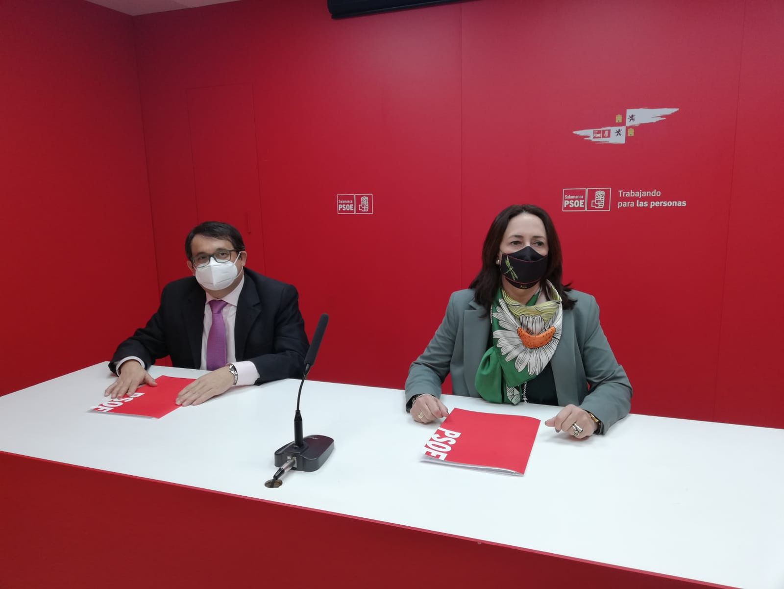 Juan Luis Pino y Rosa Rubio. Foto: SALAMANCA24HORAS