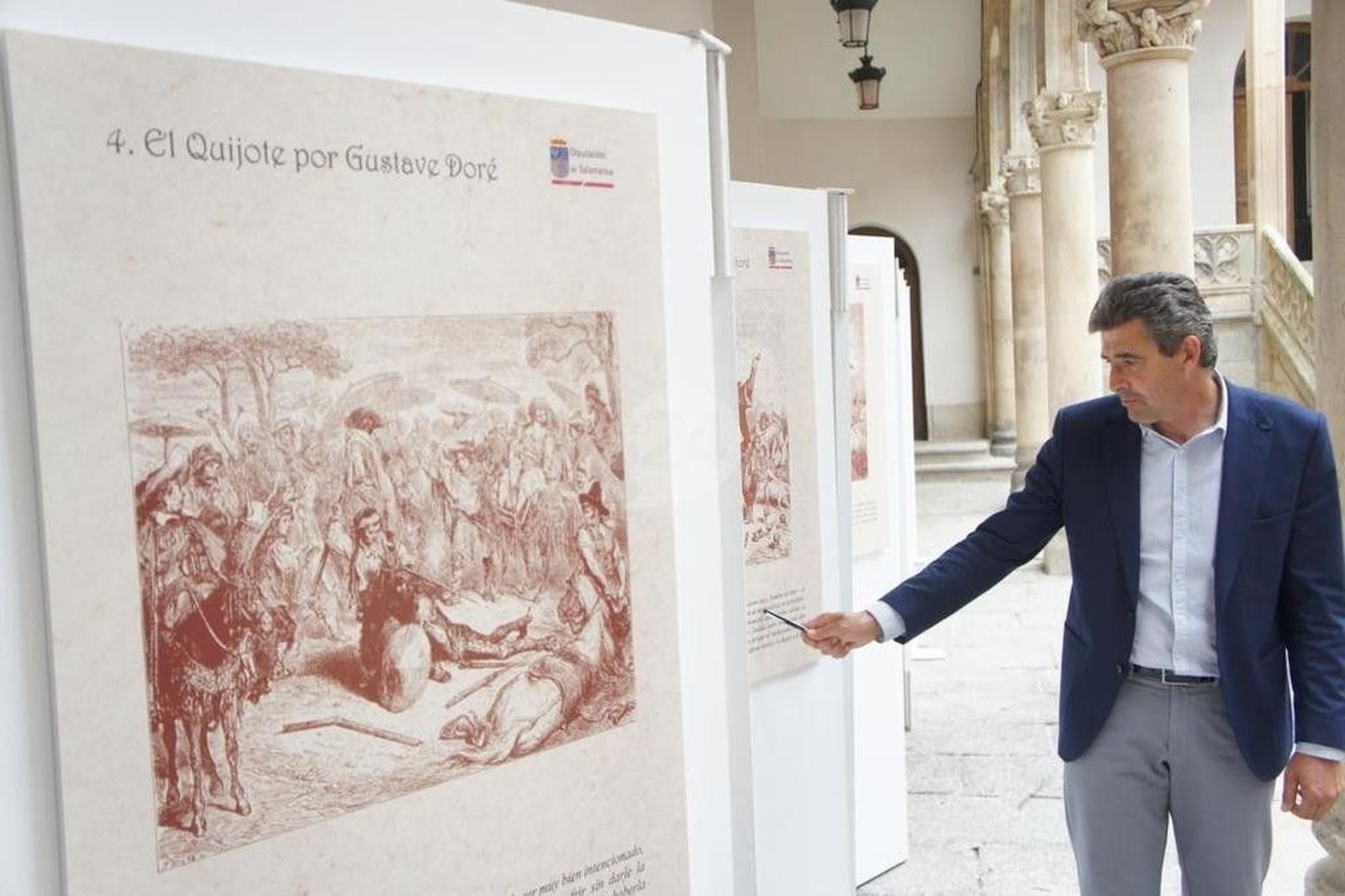 El Quijote de Doré, primero de los homenajes culturales de la Diputación a Cervantes