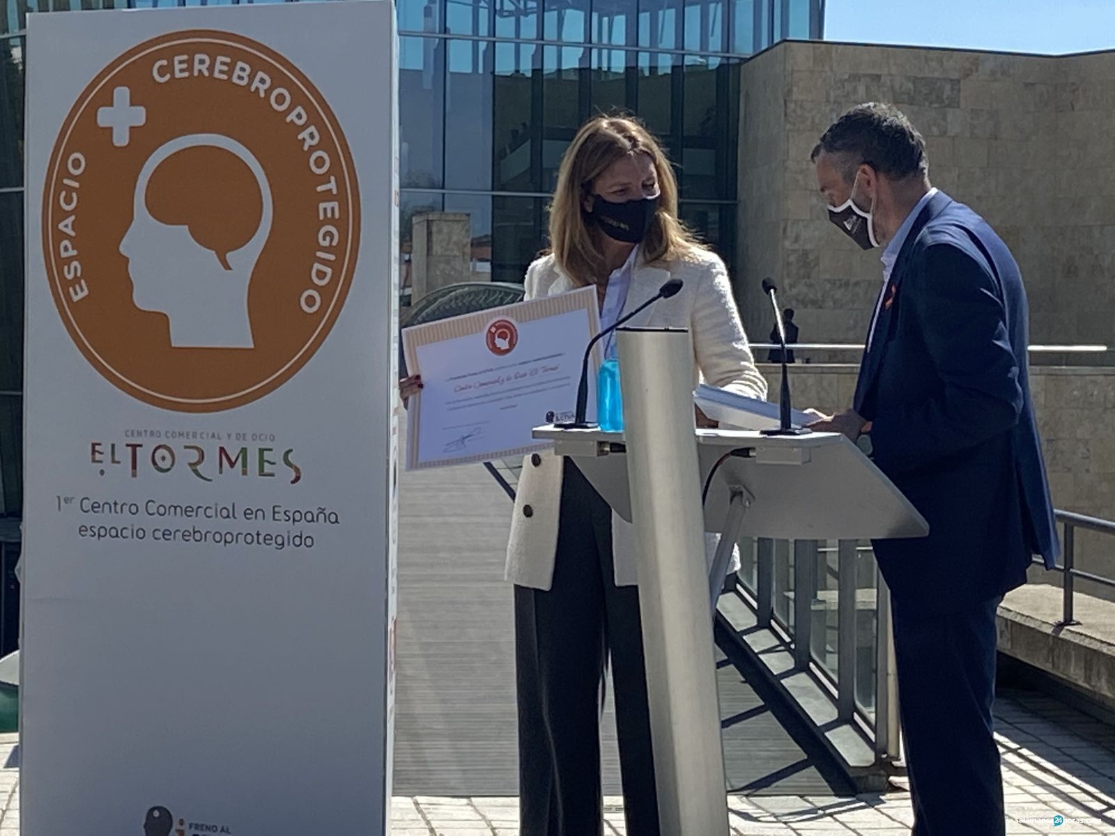 CC El Tormes recibe la certificación "Espacio cerebroprotegido"