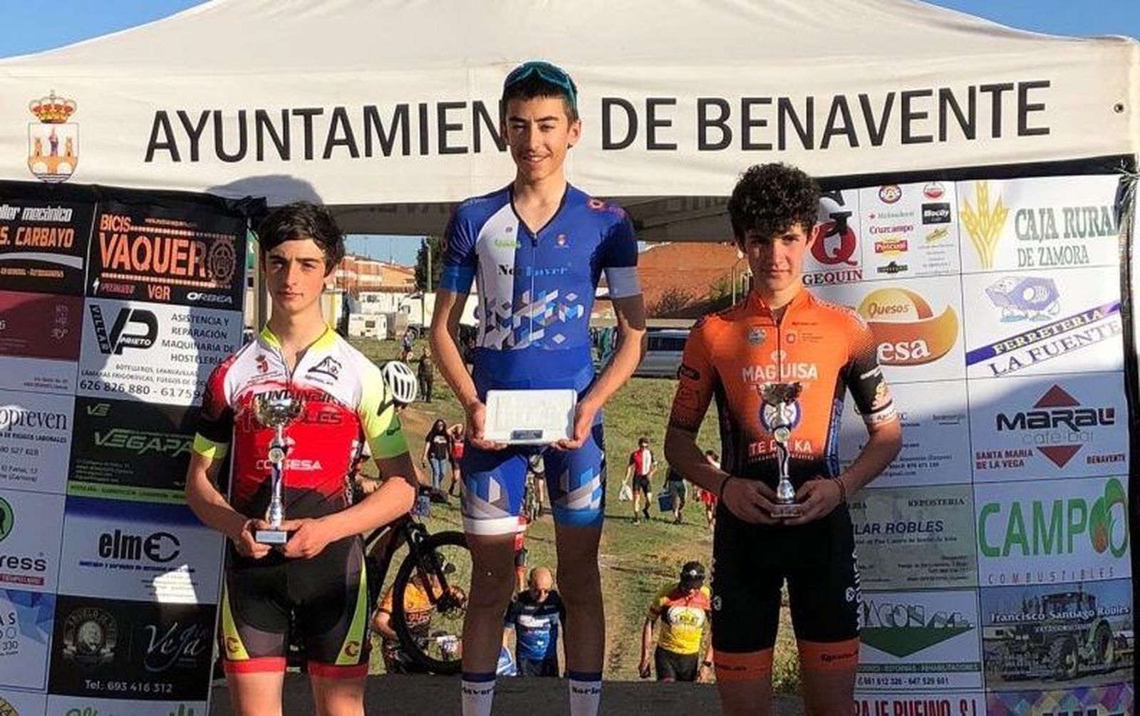 Enrique Sánchez, tercero en la prueba cadete de la Copa de Castilla y León BTT XCO.