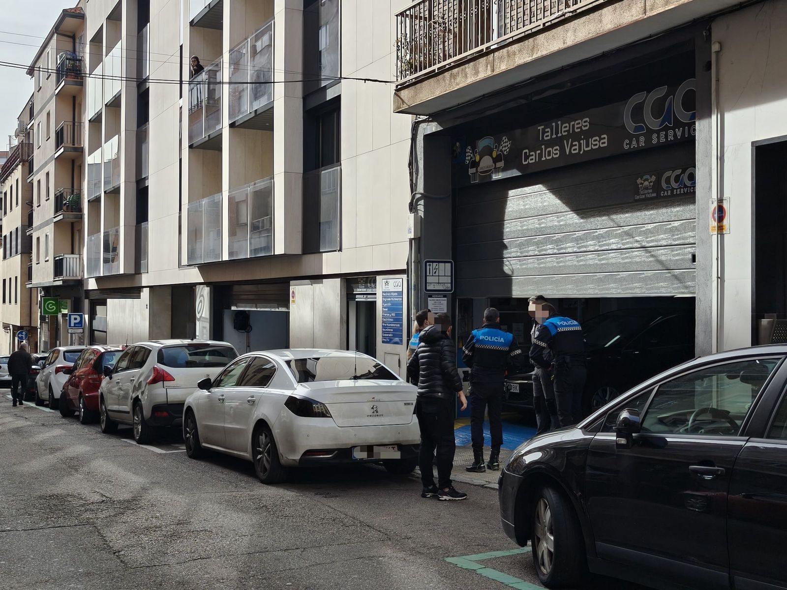 Policía Nacional y Local en Wences Moreno