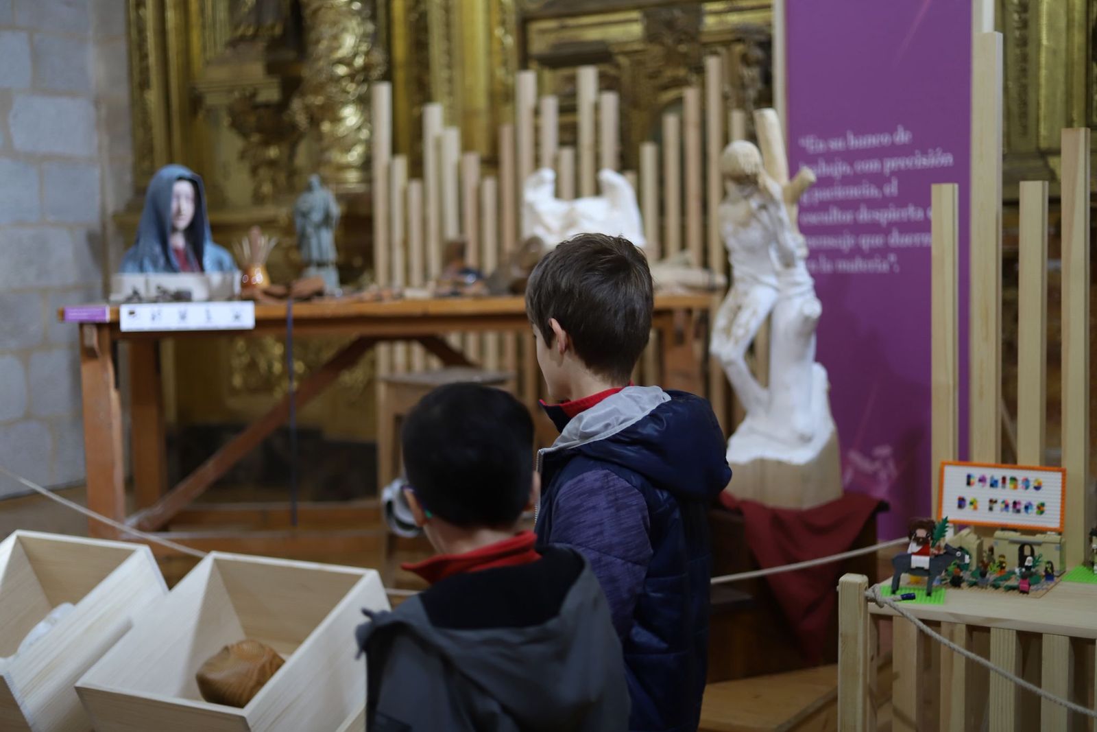 GALERÍA | Los más pequeños disfrutan de Las Edades del Hombre