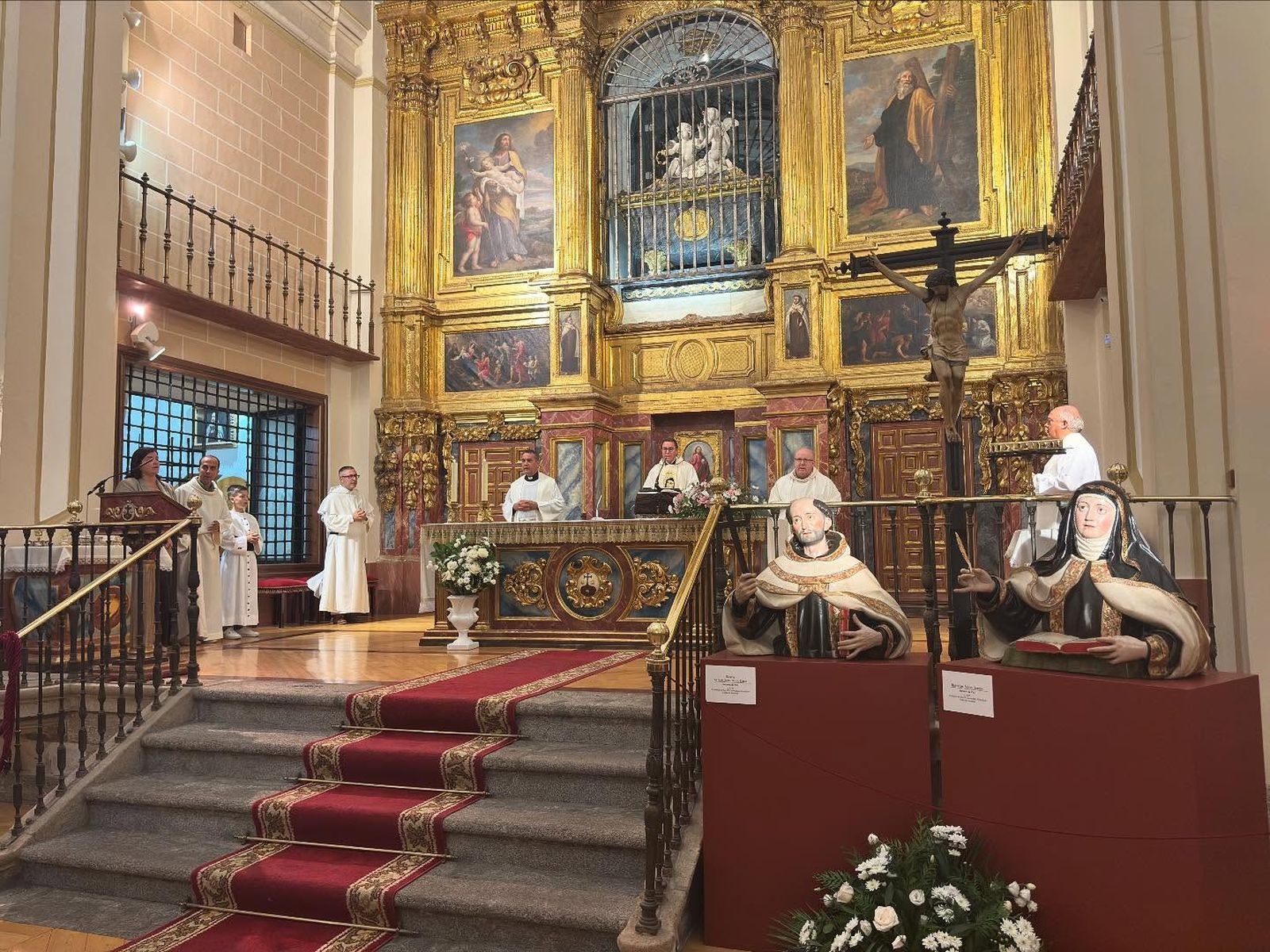 Conmemoración de la muerte de Santa Teresa de Jesús Basílica de la Anunciación de Nuestra Señora del Carmen