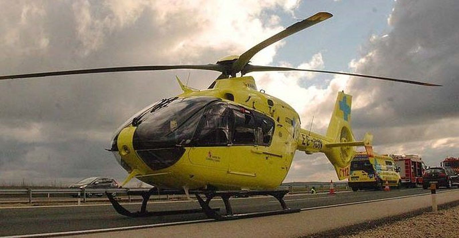 Herido grave un joven de 18 años en un accidente de tráfico en Villalba de los Llanos