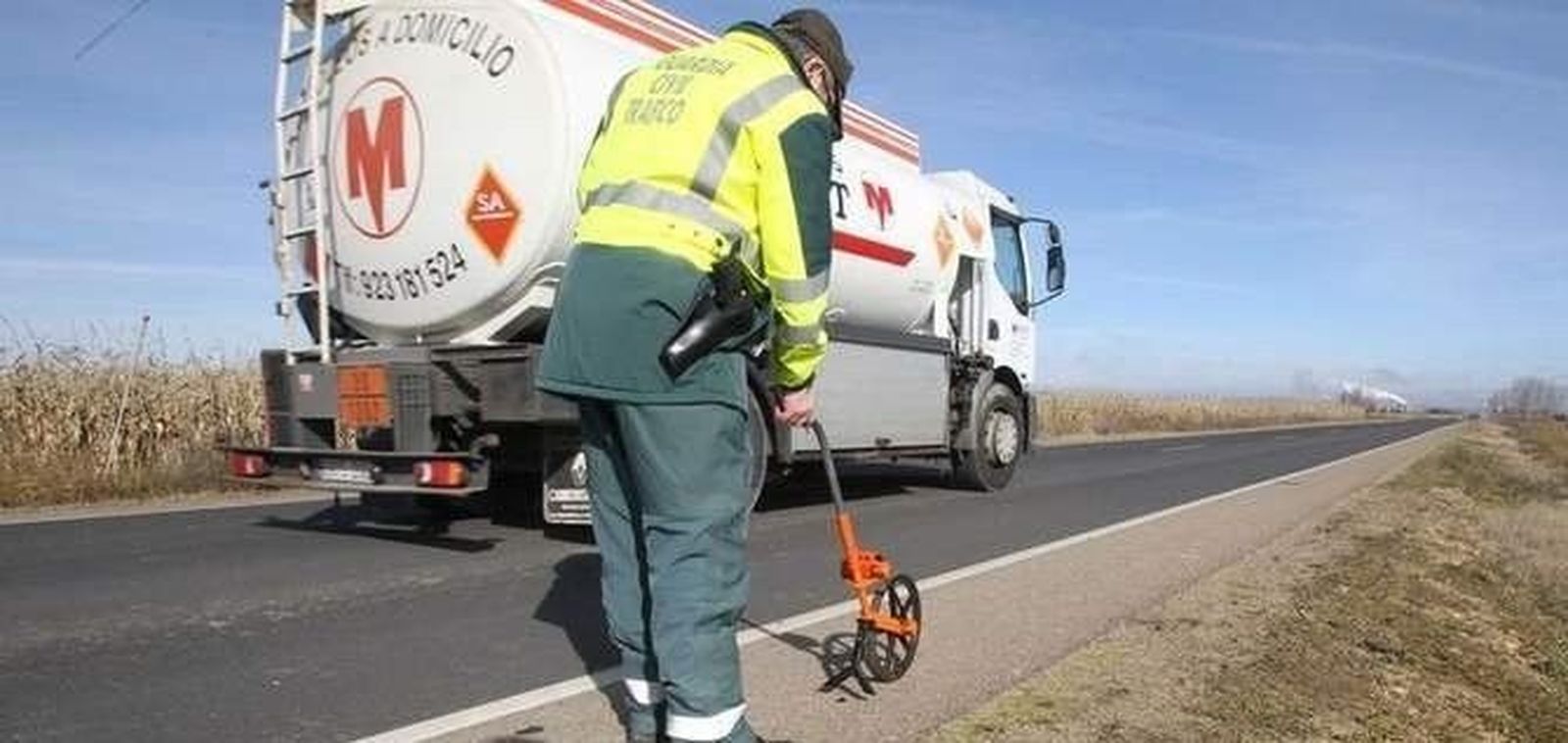 Un herido al volcar un coche en Ciudad Rodrigo