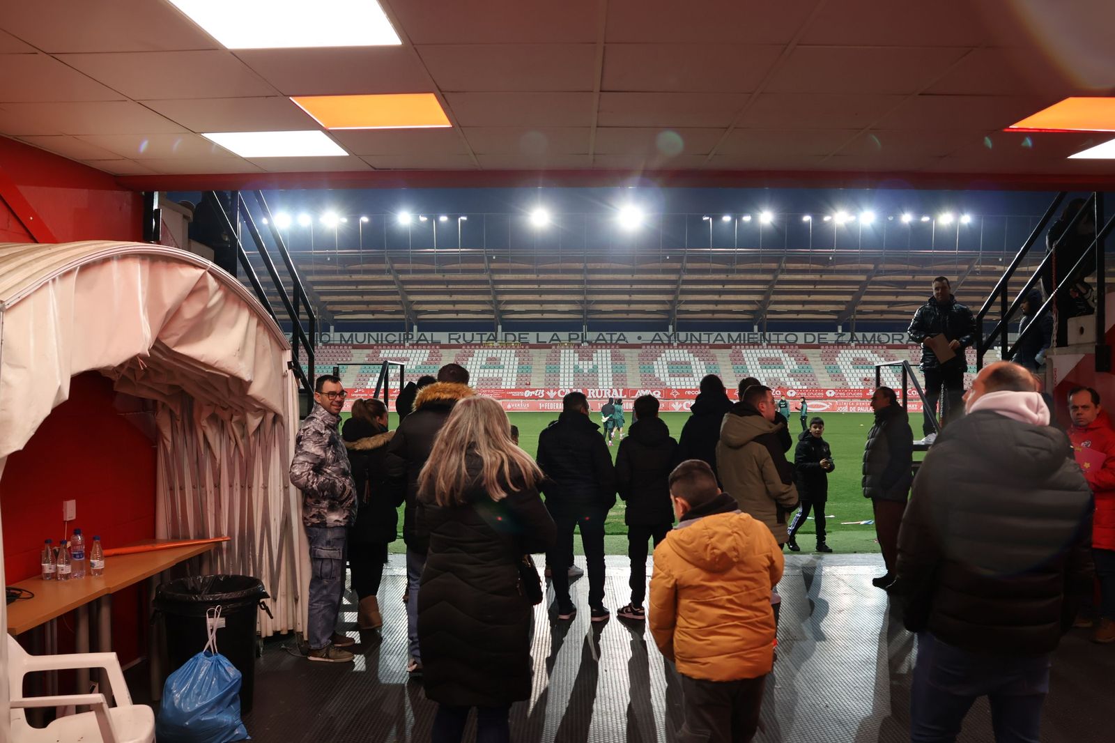 Entrenamiento del Zamora CF a puertas abiertas