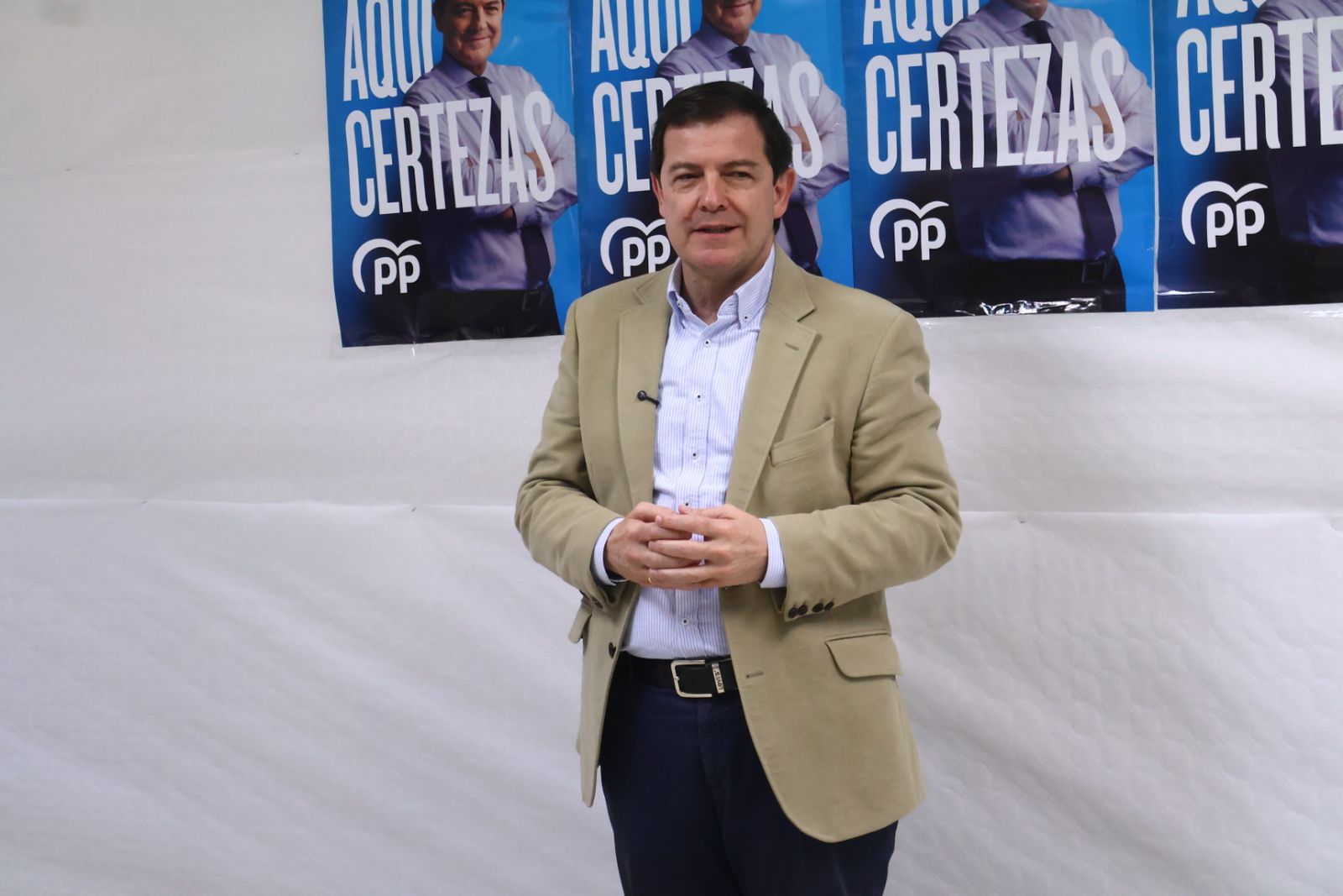 Alfonso Fernández Mañueco visita Santa Marta