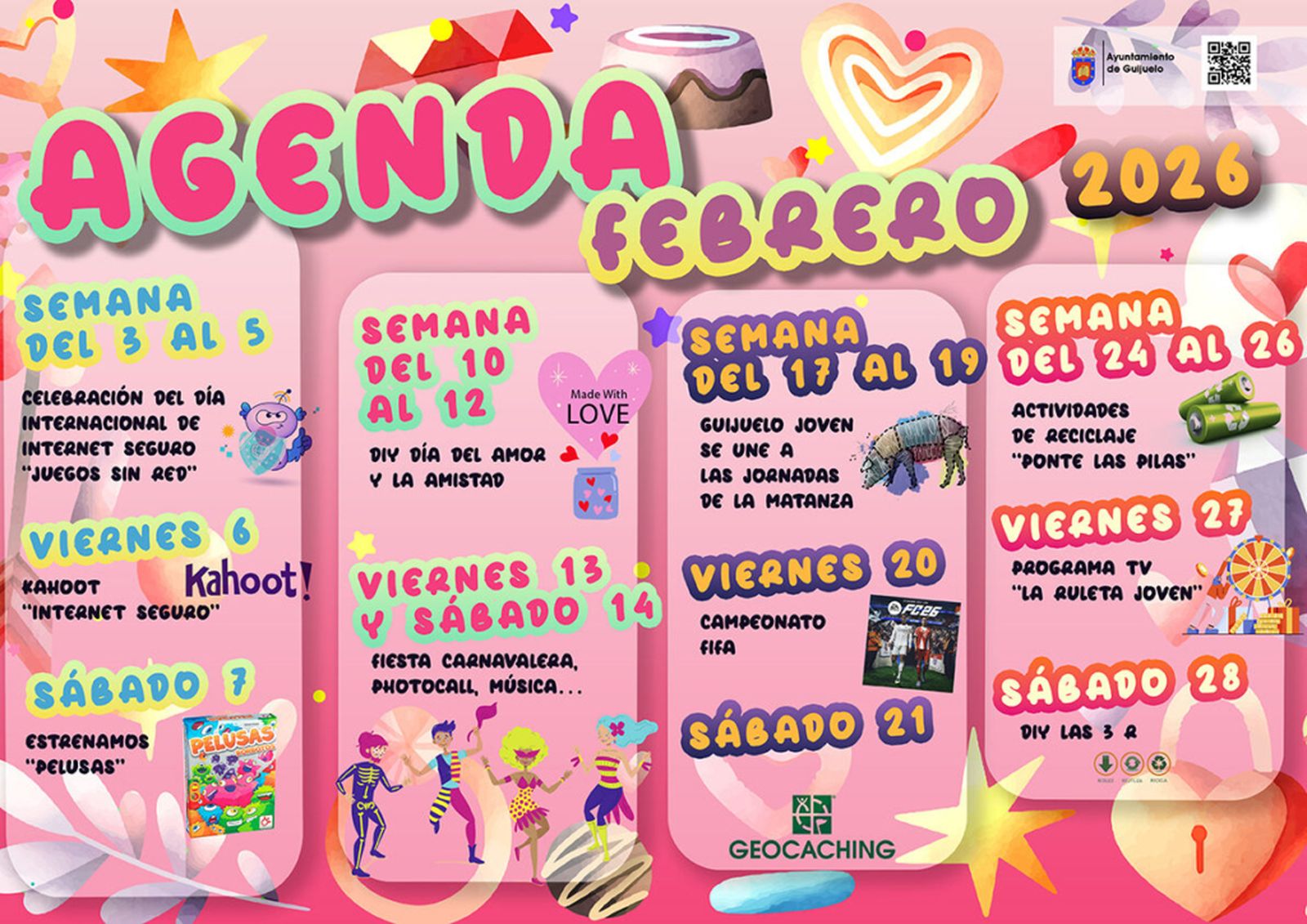 Agenda joven de Guijuelo para febrero de 2026