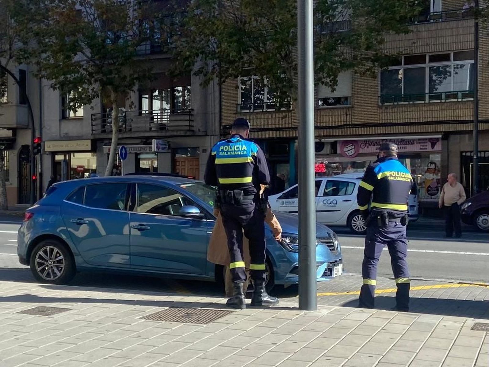 Atropello en calle María Auxiliadora. FOTOS S24H