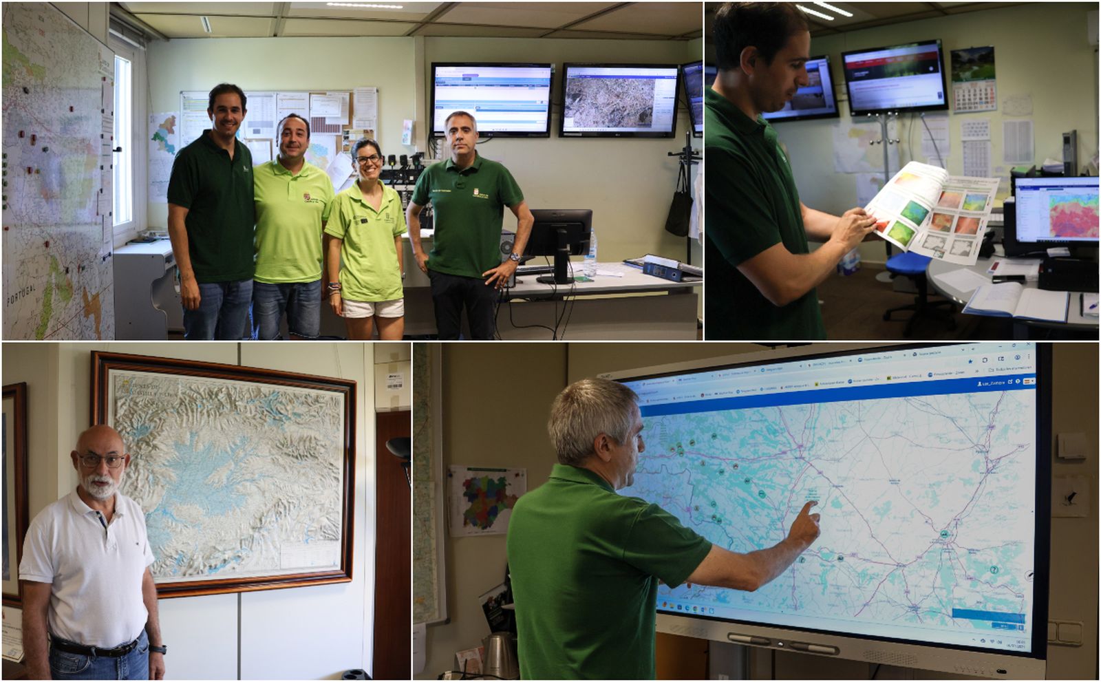 VÍDEO | La metamorfosis contra el fuego en Zamora: de un mapa del ejército y un disquete a la barrera impenetrable