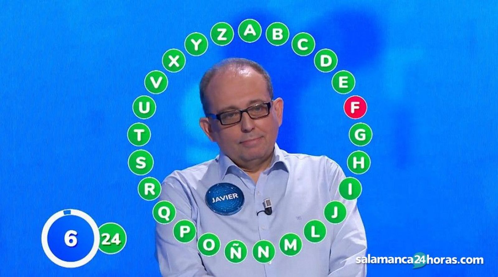 Un 'famoso' salmantino destrona en Pasapalabra a Pablo, después de infinidad de programas ganados